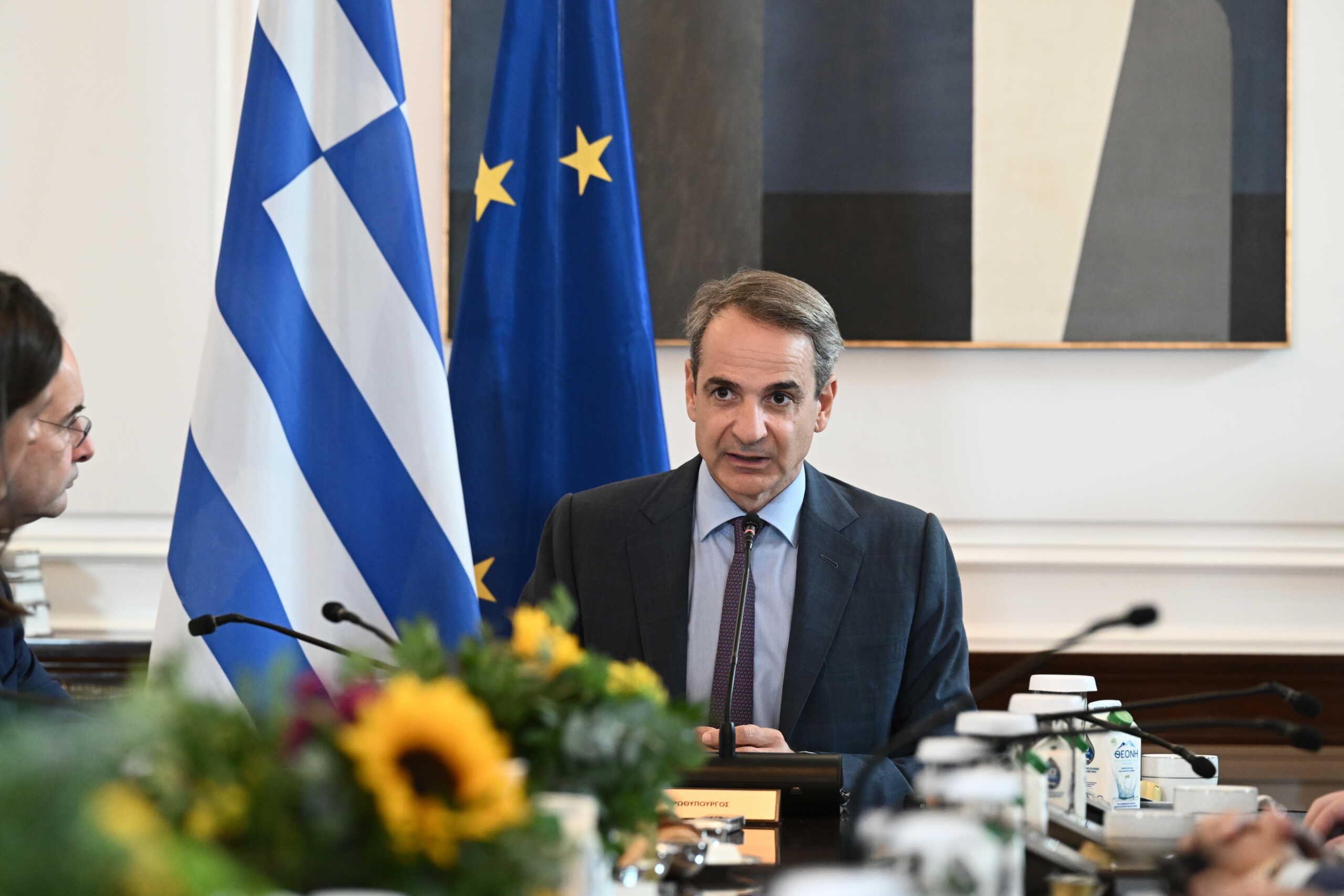 Συνεδρίαση του Υπουργικού Συμβουλίου στο Μέγαρο Μαξίμου, Τετάρτη 18 Οκτωβρίου 2023. 
(ΤΑΤΙΑΝΑ ΜΠΟΛΑΡΗ