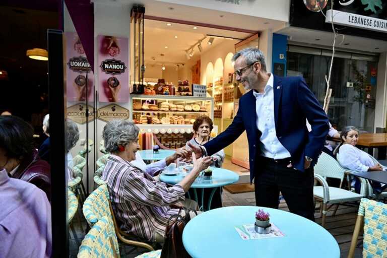 Κωνσταντίνος Ζέρβας και Στέλιος Αγγελούδης σε κεντρικές καφετέριες της Θεσσαλονίκης