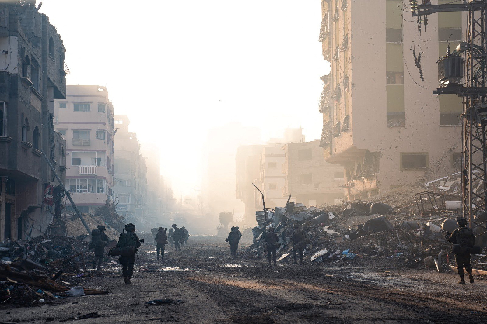Israeli soldiers operate in the Gaza Strip, amid the ongoing ground operation of the Israeli army against the Palestinian Islamist group Hamas, in this handout image released November 20, 2023. Israel Defense Forces