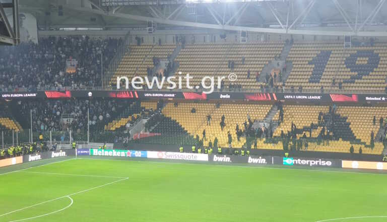ΑΕΚ - Μπράιτον: Ένταση ανάμεσα στους οπαδούς των δύο ομάδων