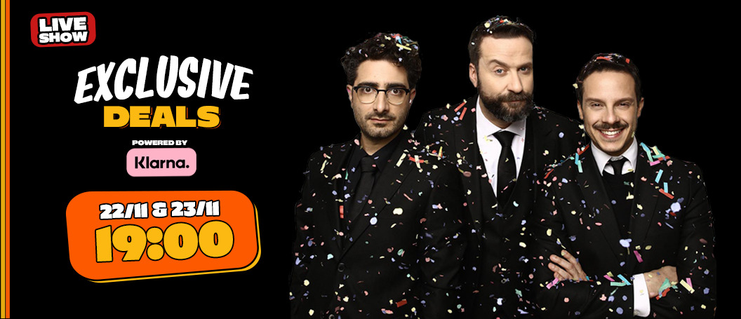 Το 1o Black Friday Show με Λ. Φισφή, Δ. Μακαλιά & Ζ. Ρούμπο έρχεται στο Public.gr!