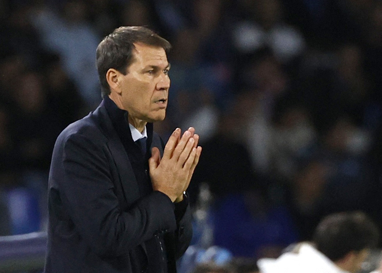 Soccer Football - Champions League - Group C - Napoli v 1. FC Union Berlin - Stadio Diego Armando Maradona, Naples, Italy - November 8, 2023 Napoli coach Rudi Garcia REUTERS