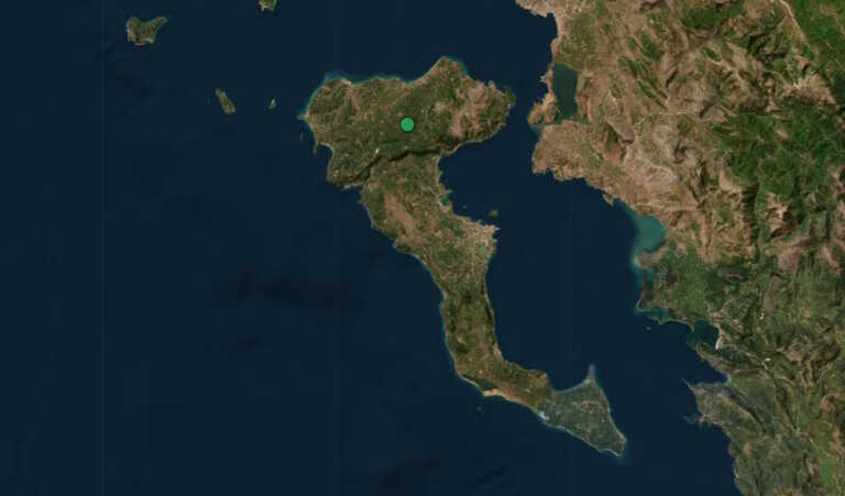 Σεισμός 3,6 Ρίχτερ στην Κέρκυρα – Κοντά στην Παλαιοκαστρίτσα το επίκεντρο