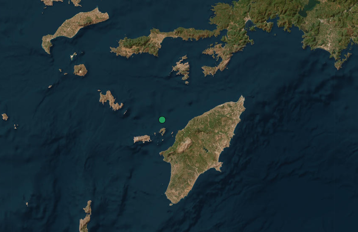 Σεισμός 3,9 Ρίχτερ «χτύπησε» τη Χάλκη – Στα 17 χιλιόμετρα το εστιακό βάθος