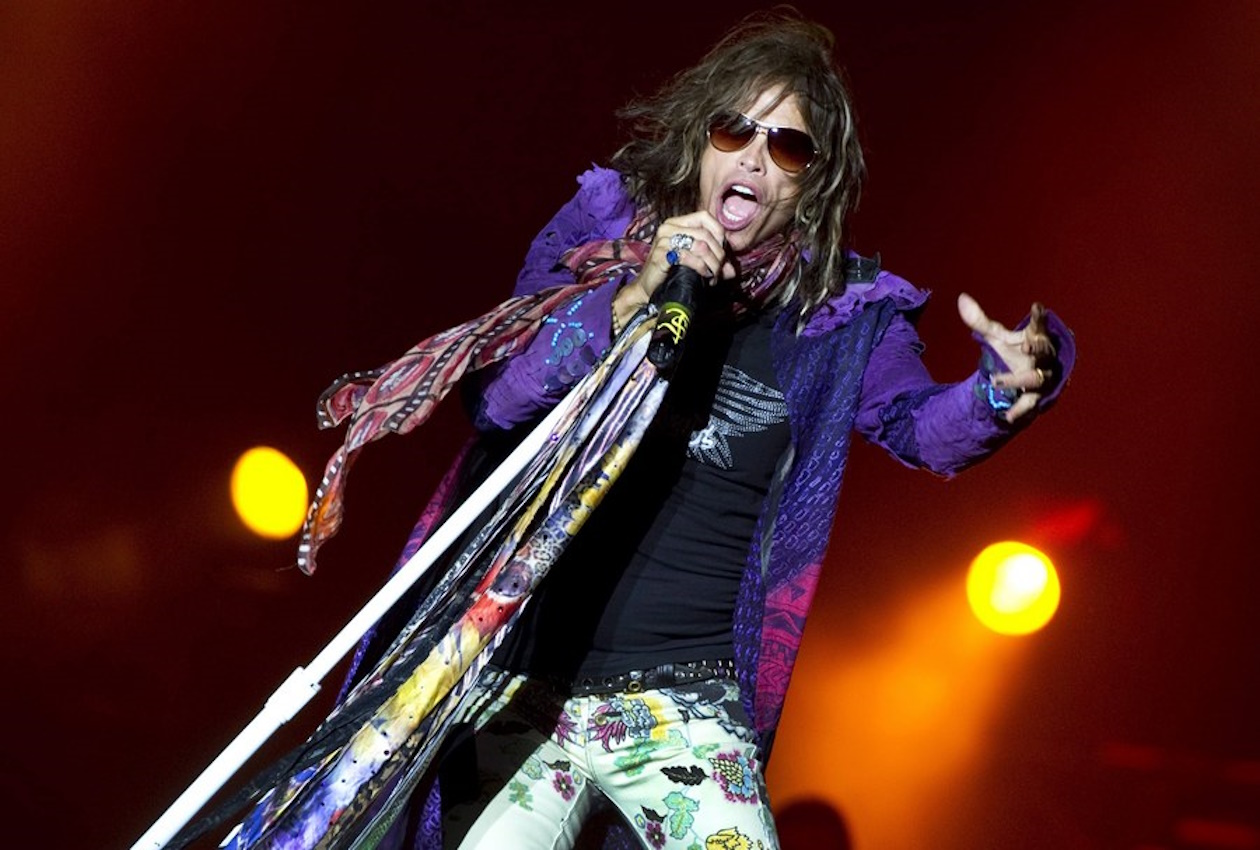 epa06613772 (FILE) - US singer Steven Tyler, of the rock band Aerosmith, performs at the Sweden Rock Festival in Solvesborg, Sweden, 10 June 2010 (19 March 2018). Tyler will celebrate his 70th birthday on 26 March 2018.  EPA