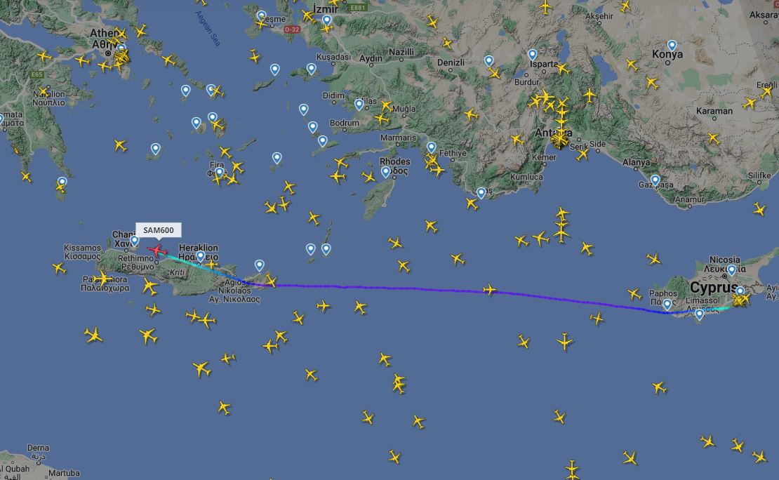 Στάση στα Χανιά για το αεροσκάφος του Μπλίνκεν πριν την Τουρκία