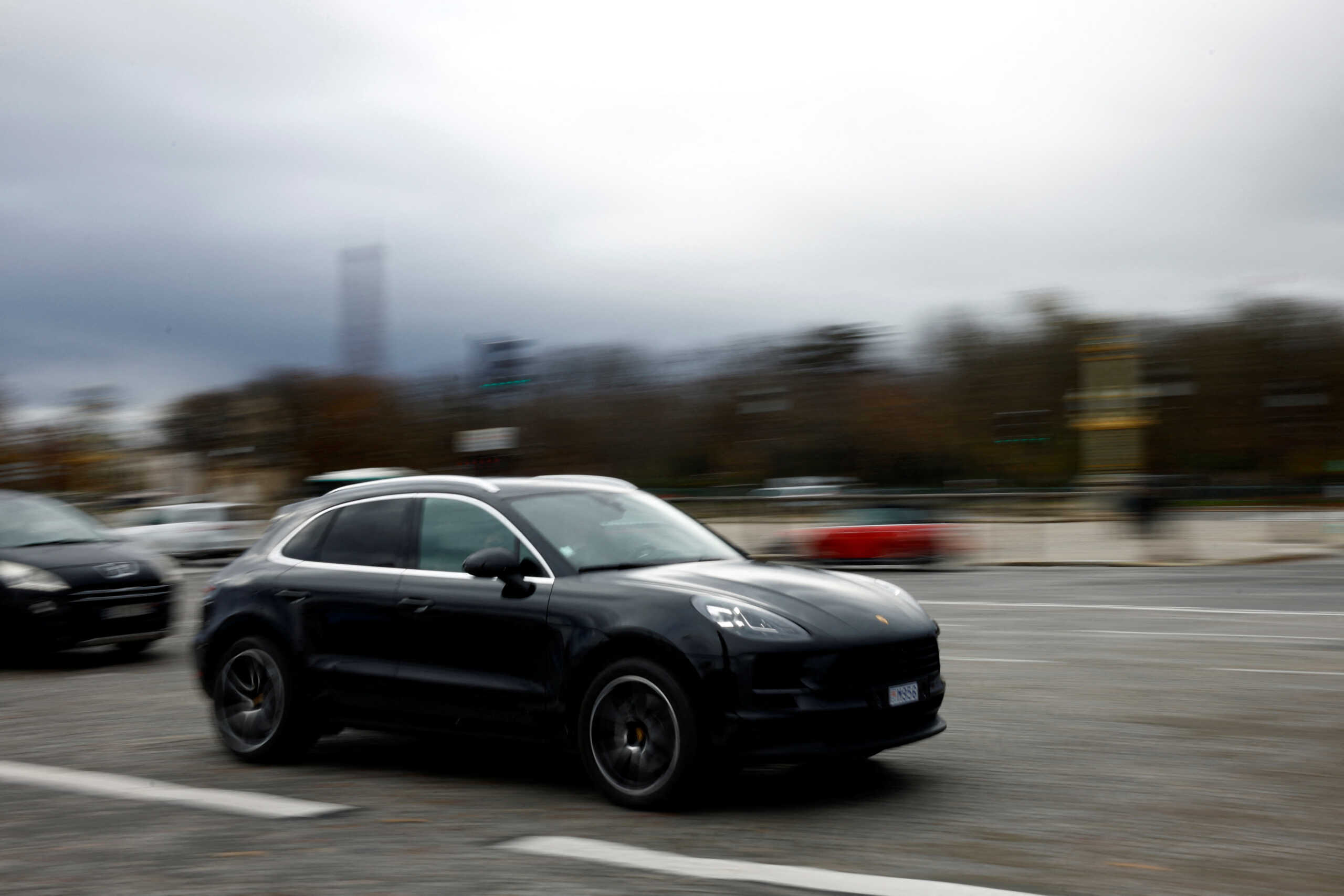 A SUV car drives on a street in Paris as Paris City Hall will organise a public vote on the place of SUV cars in the French capital, France, November 20, 2023. REUTERS