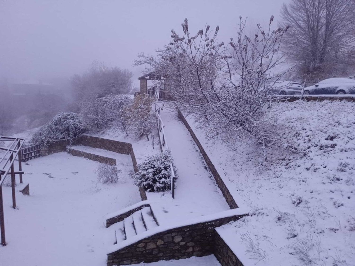 Φλώρινα: Χιόνια στο Νυμφαίο και στο Πισοδέρι – Στα λευκά «ντύθηκαν» τα ορεινά της Δυτικής Μακεδονίας