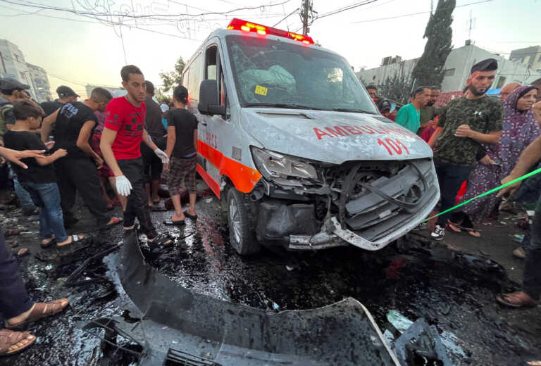 13 νεκροί και 26 τραυματίες από την Ισραηλινή επίθεση στο ασθενοφόρο στη Γάζα σύμφωνα με τη Χαμάς