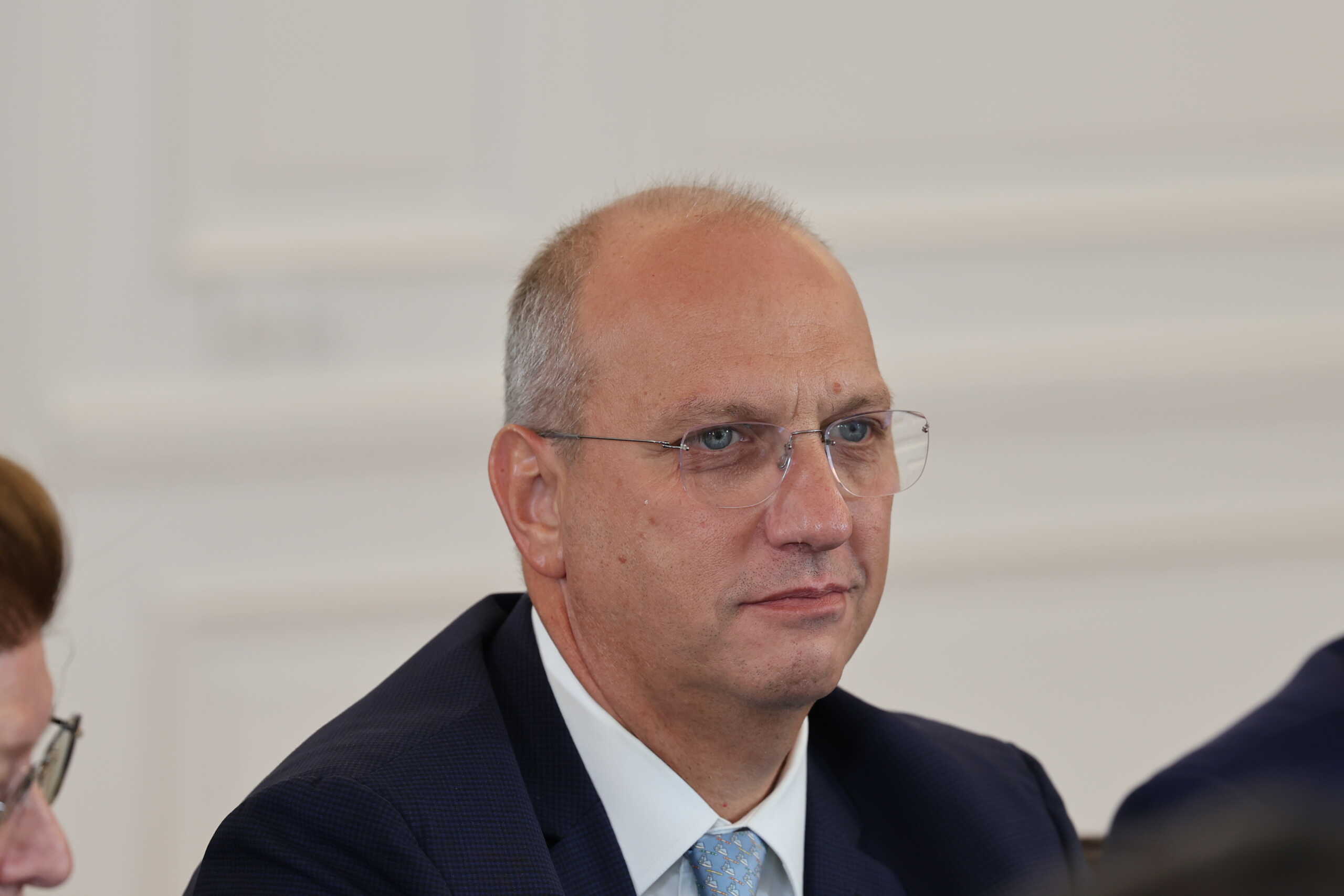 Συνεδρίαση  του Υπουργικού Συμβουλίου υπό τον Πρωθυπουργό Κυριάκο Μητσοτάκη στο Μέγαρο Μαξίμου. Παρασκευή 1 Σεπτεμβρίου 2023  (ΓΙΩΡΓΟΣ ΚΟΝΤΑΡΙΝΗΣ
