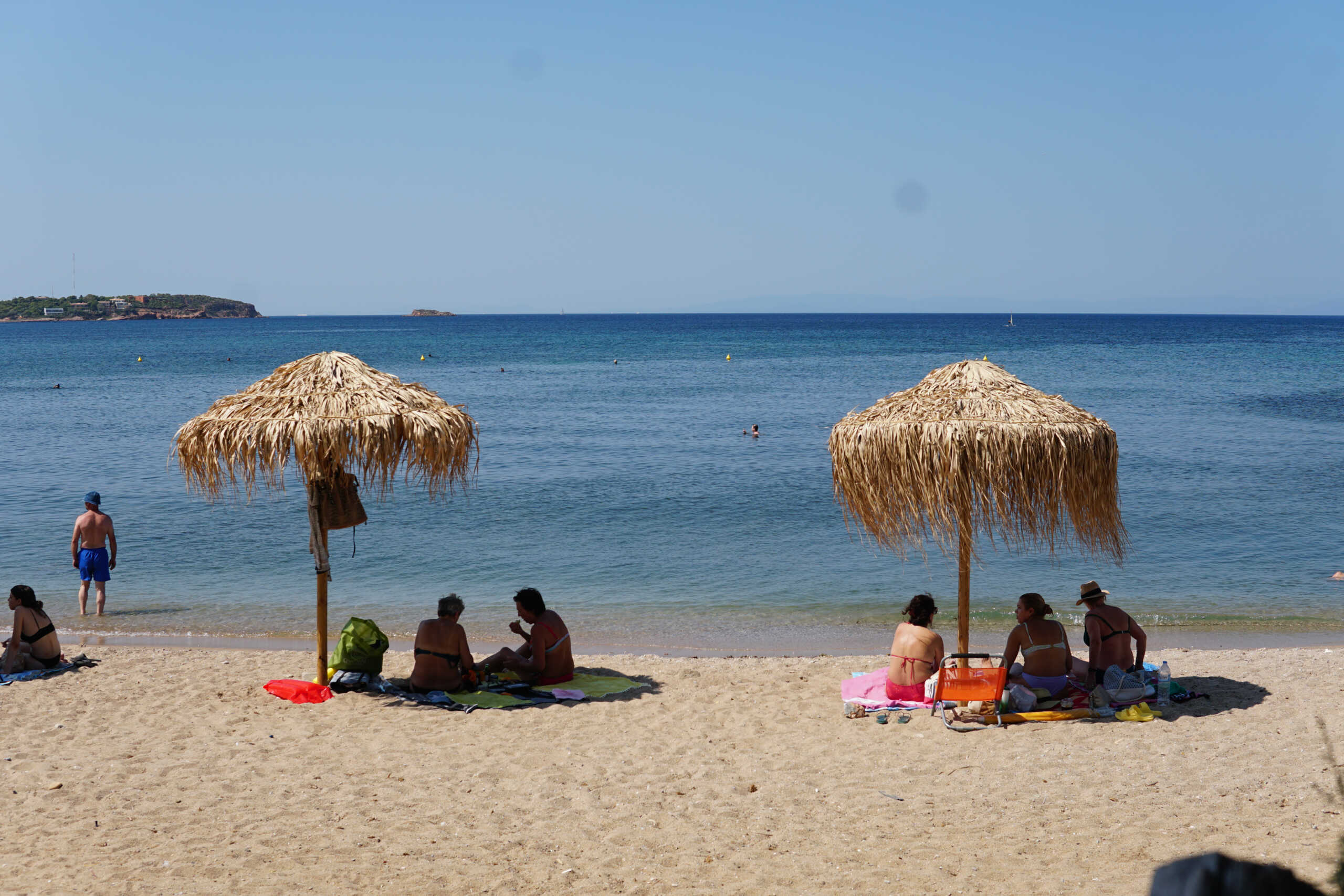 ΖΕΣΤΗ ΚΑΥΣΩΝΑΣ ΣΤΙΓΜΙΟΤΥΠΑ ΑΠΟ  ΤΗ ΠΑΡΑΛΙΑ ΓΛΥΦΑΔΑ (ΓΙΑΝΝΗΣ ΠΑΝΑΓΟΠΟΥΛΟΣ