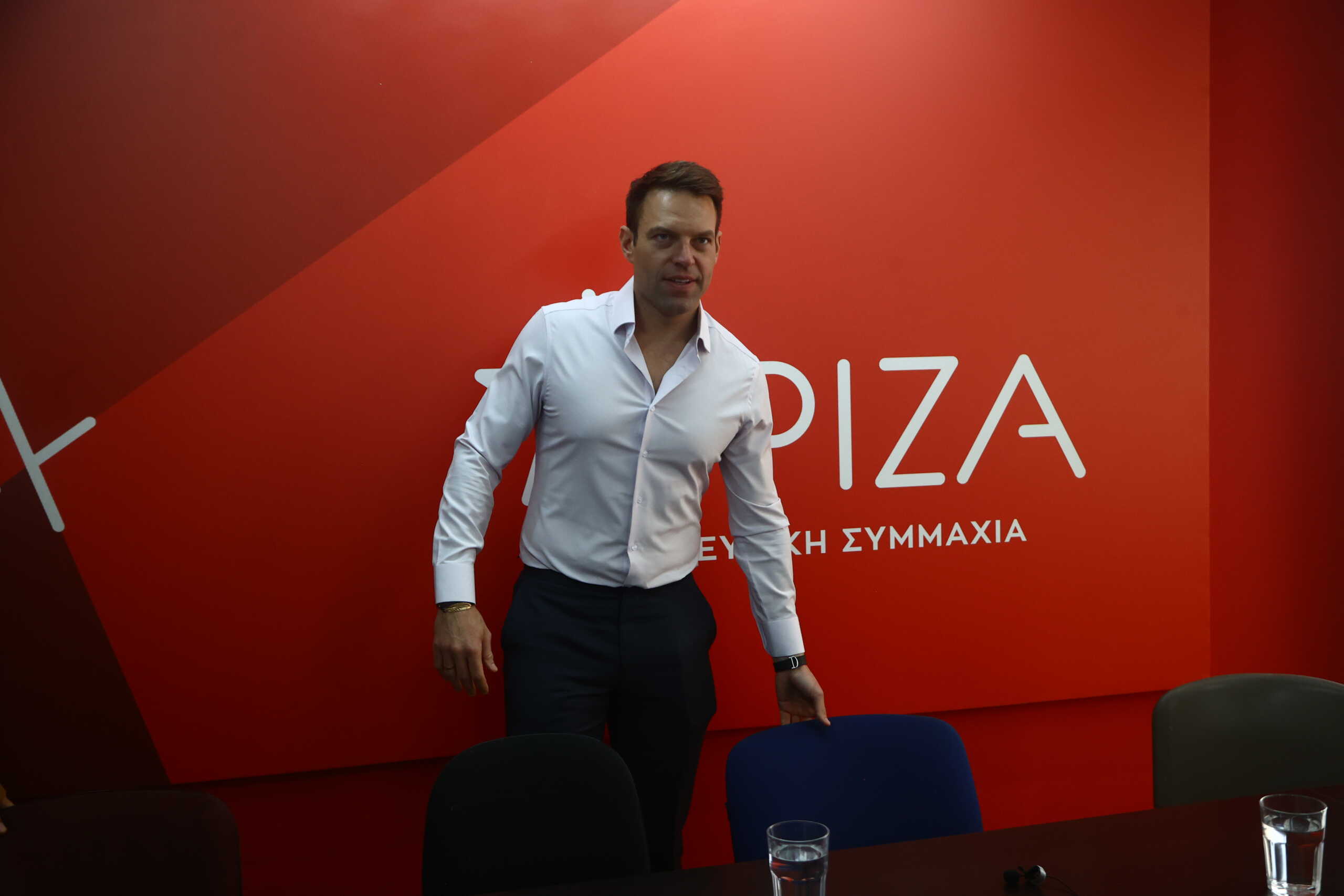 Επίσκεψη του προέδρου του ΣΥΡΙΖΑ - Προοδευτική Συμμαχία Στέφανου Κασσελάκη στα γραφεία του κόμματος στην Θεσσαλονίκη, Τρίτη 21 Νοεμβρίου 2023. 
(ΡΑΦΑΗΛ ΓΕΩΡΓΙΑΔΗΣ