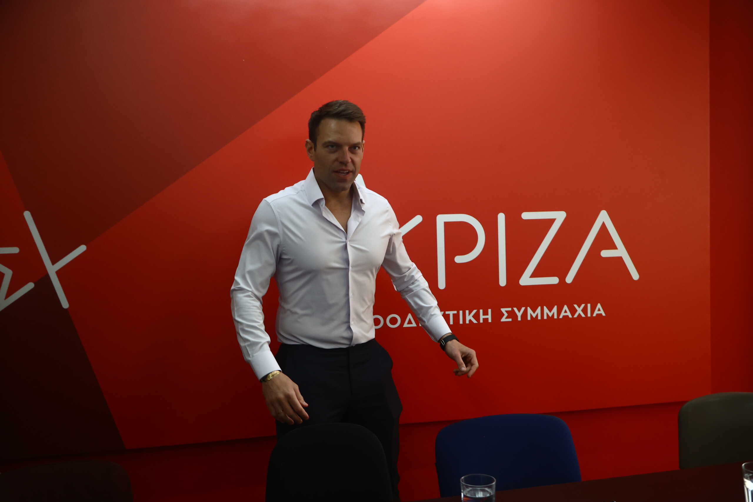 Επίσκεψη του προέδρου του ΣΥΡΙΖΑ - Προοδευτική Συμμαχία Στέφανου Κασσελάκη στα γραφεία του κόμματος στην Θεσσαλονίκη, Τρίτη 21 Νοεμβρίου 2023. 
(ΡΑΦΑΗΛ ΓΕΩΡΓΙΑΔΗΣ