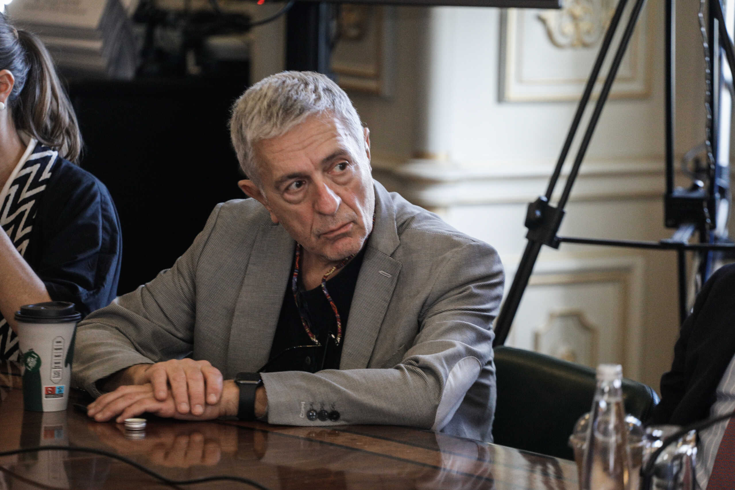 Συνέντευξη τύπου της επιτροπής του ευρωκοινοβουλίου PEGA για την υπόθεση των τηλεφωνικών παρακολουθήσεων στην Ελλάδα, Παρασκευή 4 Νοεμβρίου 2022.
(ΓΙΩΡΓΟΣ ΚΟΝΤΑΡΙΝΗΣ
