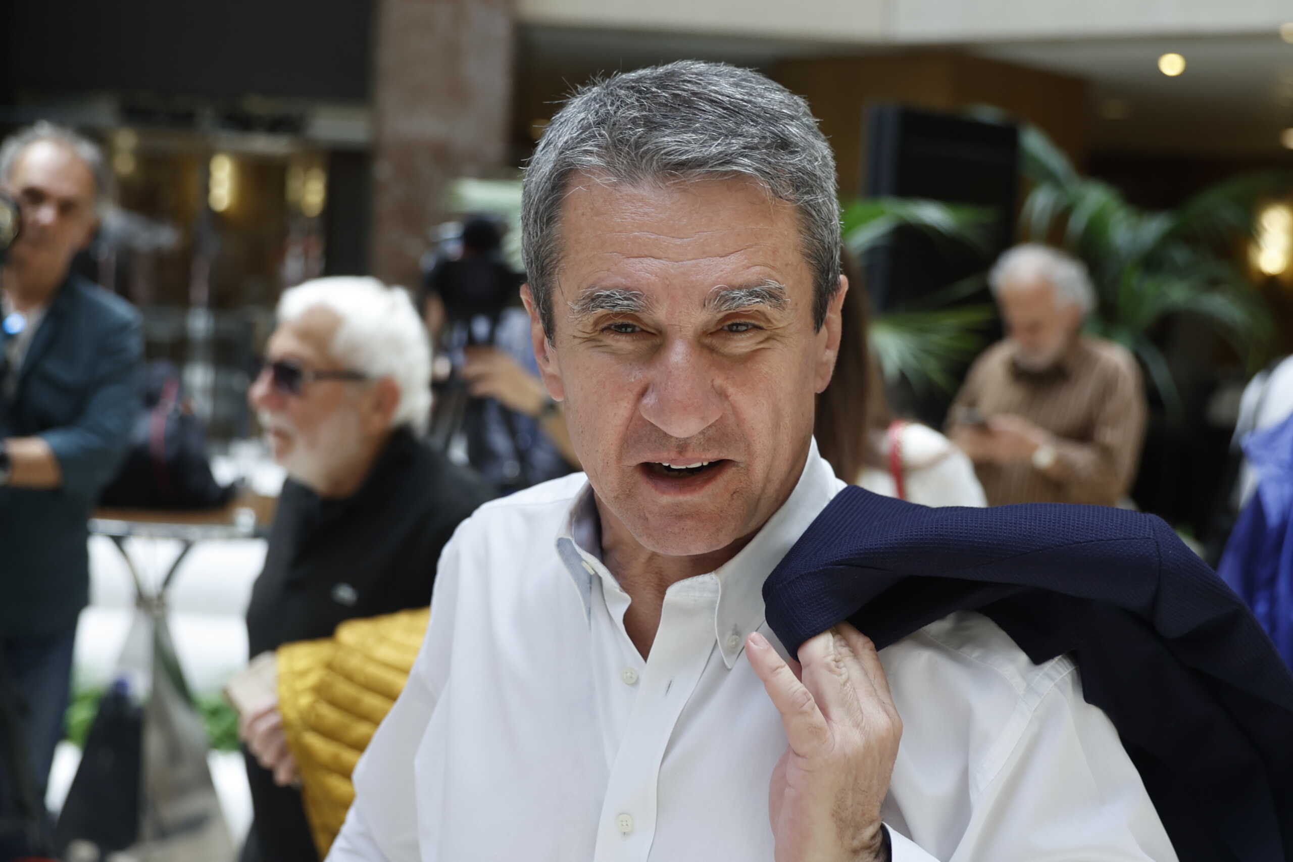 Συνεδρίαση της Κεντρικής Πολιτικής Επιτροπής του ΠΑΣΟΚ - Κινήματος Αλλαγής, Κυριακή 28 Μαΐου 2023. Ο Πρόεδρος του κόμματος Νίκος Ανδρουλάκης, μίλησε στους εκλεγμένους και υποψήφιους βουλευτές, τα μέλη της Κεντρικής Πολιτικής Επιτροπής και τους γραμματείς των νομαρχιακών επιτροπών και των τομέων του κόμματος.
(ΓΙΩΡΓΟΣ ΚΟΝΤΑΡΙΝΗΣ