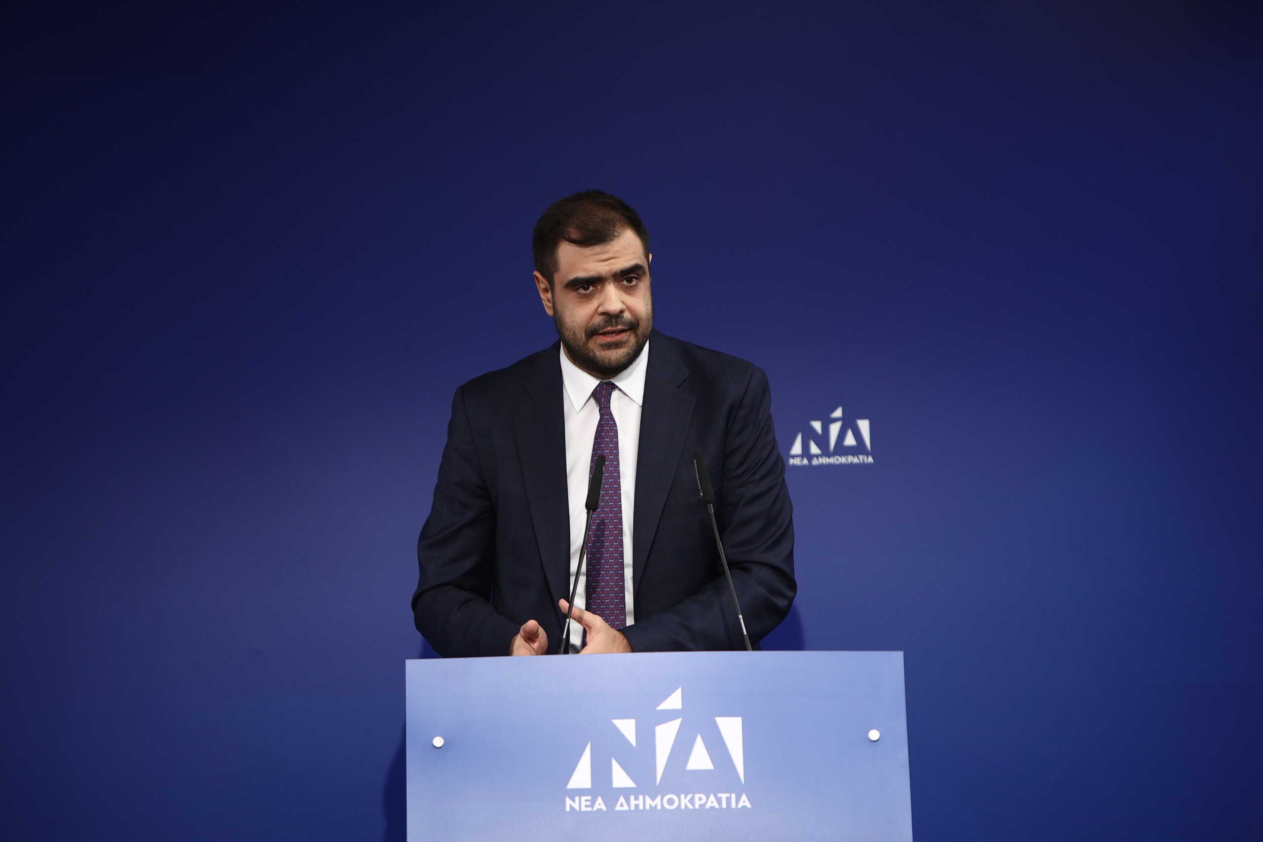 Συνεδρίαση της Πολιτικής Επιτροπής της Νέας Δημοκρατίας για την εκλογή γραμματέα υπό την προεδρία του Πρωθυπουργού και προέδρου του κόμματος Κυριάκου Μητσοτάκη, Δευτέρα 21 Νοεμβρίου 2023. 
(ΒΑΣΙΛΗΣ ΡΕΜΠΑΠΗΣ