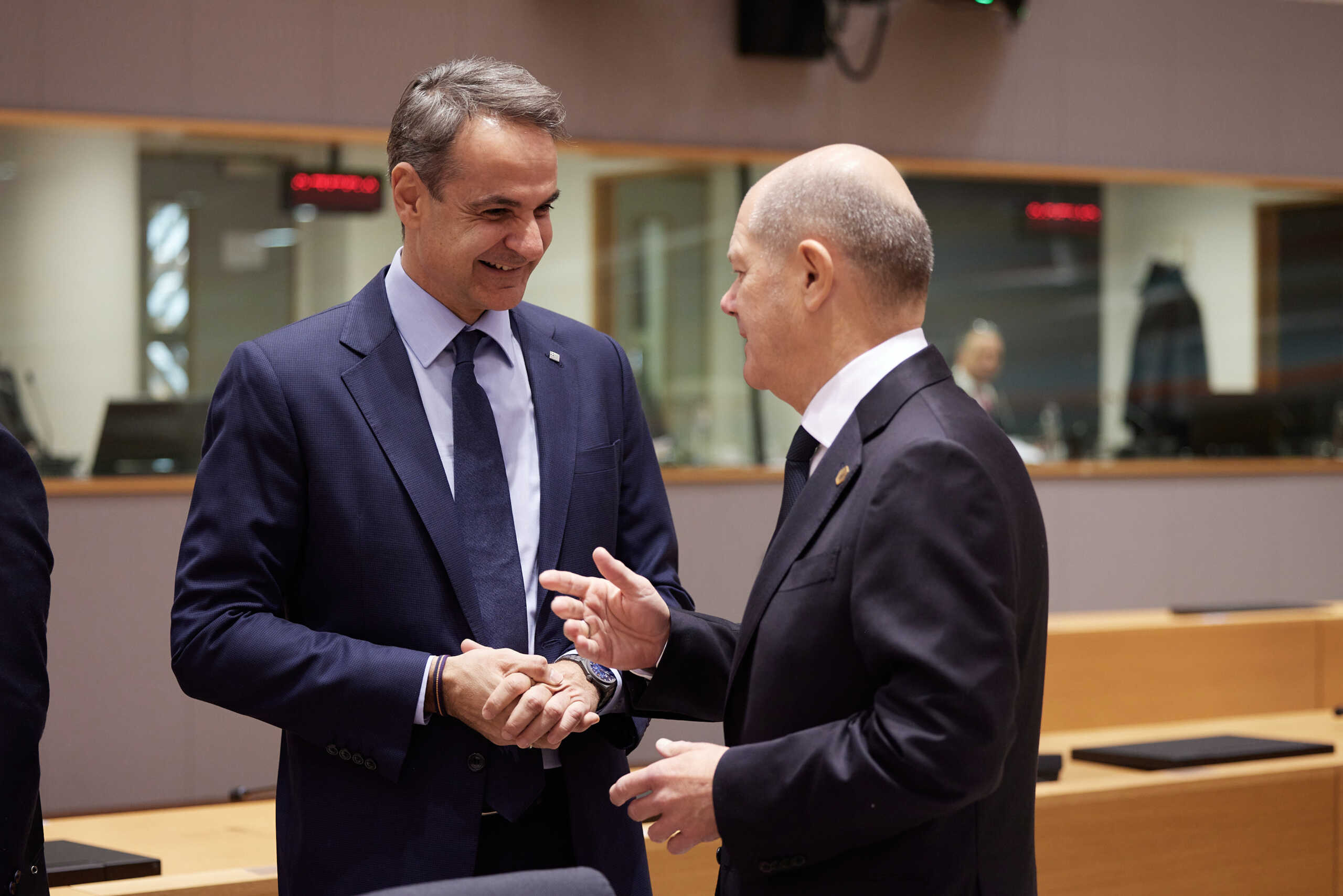 Ο Πρωθυπουργός Κυριάκος Μητσοτάκης στην Σύνοδο Κορυφής της Ευρωπαϊκής Ένωσης στις Βρυξέλλες, Πέμπτη 9 Φεβρουαρίου 2023.
(ΔΗΜΗΤΡΗΣ ΠΑΠΑΜΗΤΣΟΣ