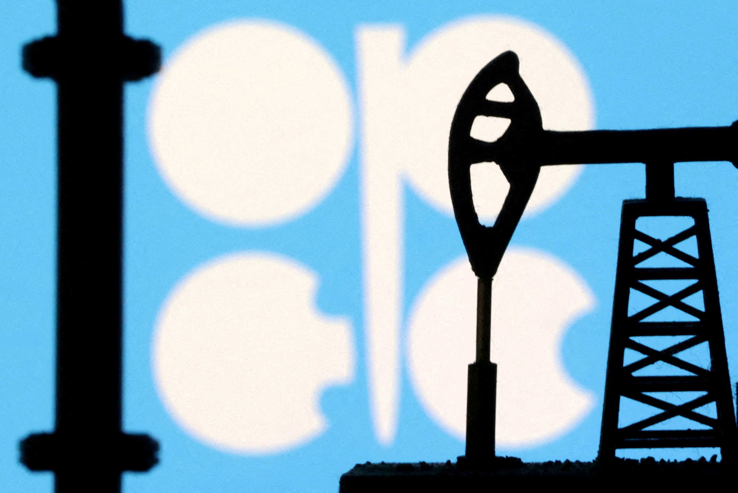 FILE PHOTO: OPEC logo is seen in this illustration taken, October 8, 2023. REUTERS