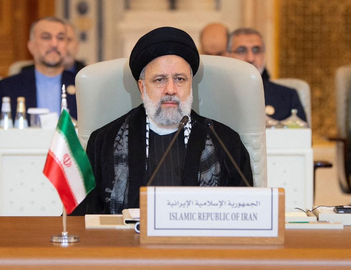 Iranian President Ebrahim Raisi attends the Organisation of Islamic Cooperation (OIC) summit in Riyadh, Saudi Arabia, November 11, 2023. Iran's Presidency