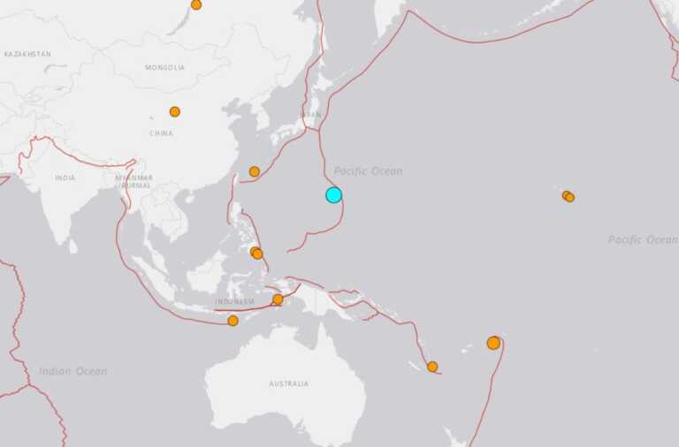 Μεγάλος σεισμός 7,1 Ρίχτερ ταρακούνησε τις Βόρειες Μαριάνες Νήσους στον Ειρηνικό