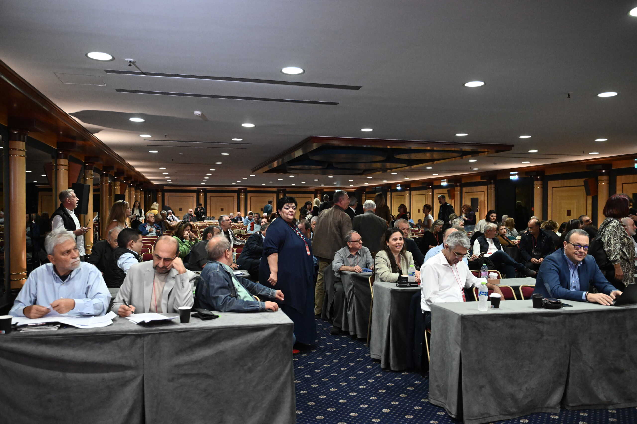 Δεύτερη ημέρα εργασιών της συνεδρίασης της Κεντρικής Επιτροπής του ΣΥΡΙΖΑ - Προοδευτική Συμμαχία, στην Αθήνα, Κυριακή 12 Νοεμβρίου 2023. 
(ΤΑΤΙΑΝΑ ΜΠΟΛΑΡΗ