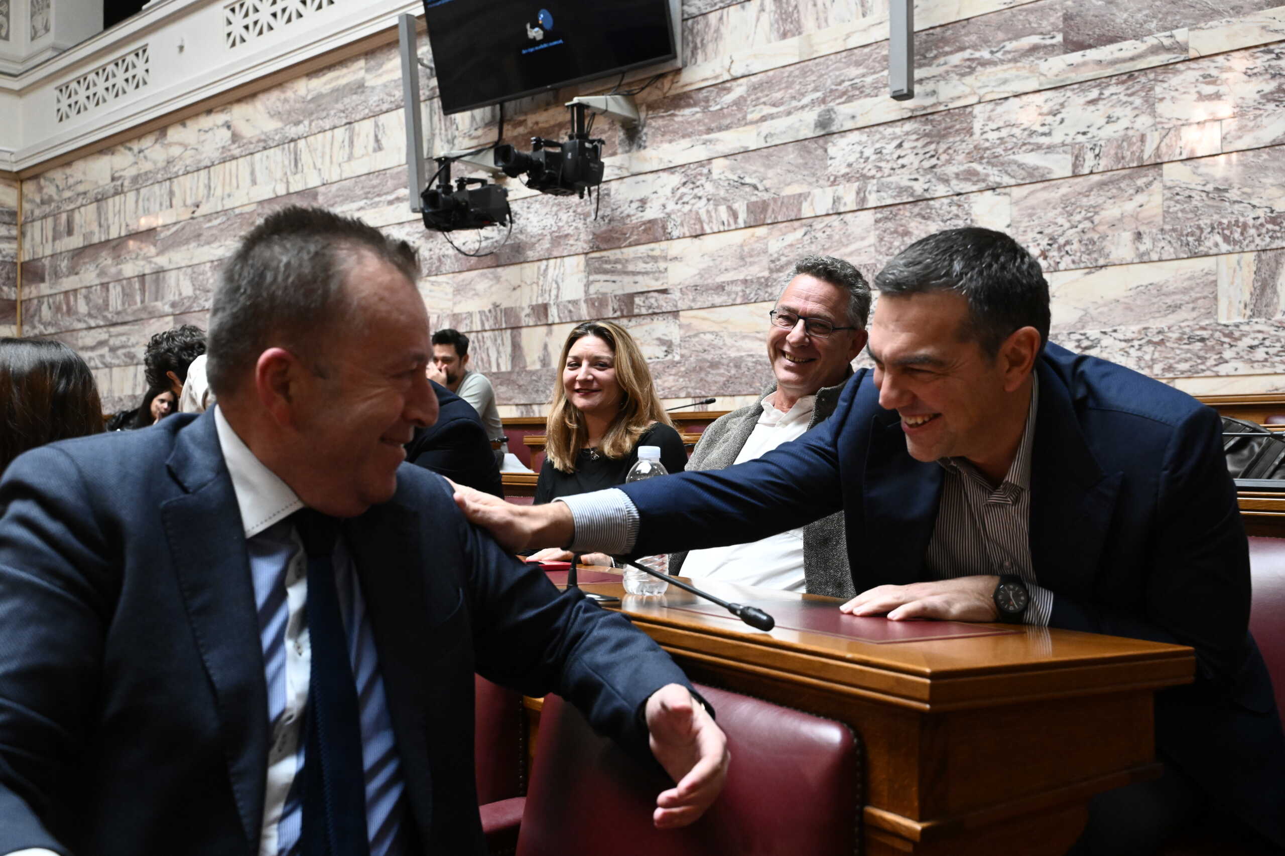 Συνεδρίαση της Κοινοβουλευτικής Ομάδας του ΣΥΡΙΖΑ - Προοδευτική Συμμαχία, στην αίθουσα της Γερουσίας στην Βουλή, Πέμπτη 30 Νοεμβρίου 2023. 
(ΤΑΤΙΑΝΑ ΜΠΟΛΑΡΗ