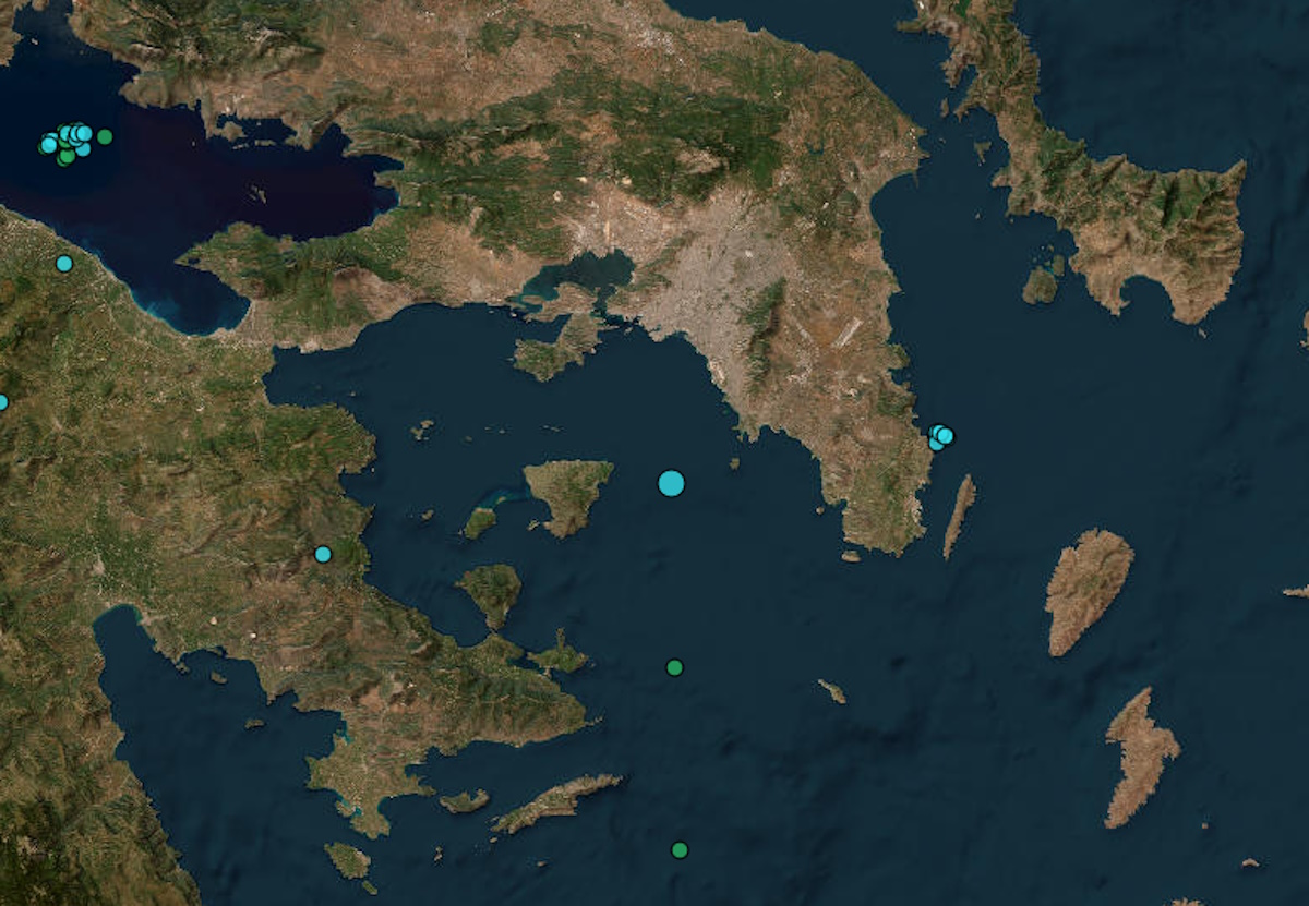 Σεισμός 3,2 Ρίχτερ ανοιχτά της Βουλιαγμένης