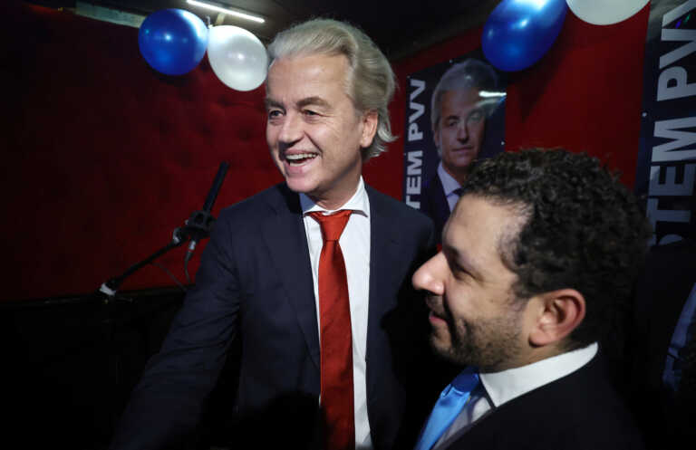 Προβάδισμα στον ακροδεξιό Γκέερτ Βίλντερς δίνουν τα exit polls στην Ολλανδία - «Θα επιστρέψουμε τη χώρα στους Ολλανδούς», δήλωσε