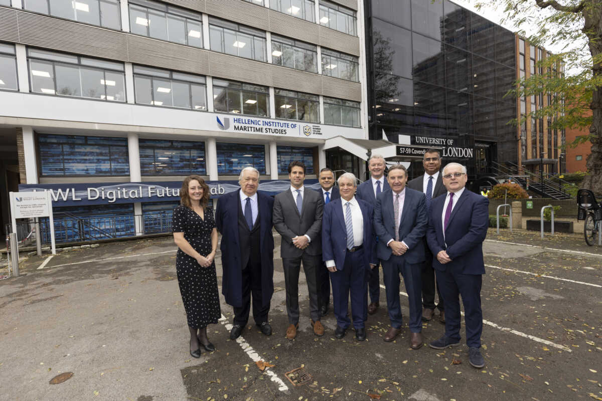 UWL and BCA launch the Hellenic Institute of Maritime Studies in Ealing today.
