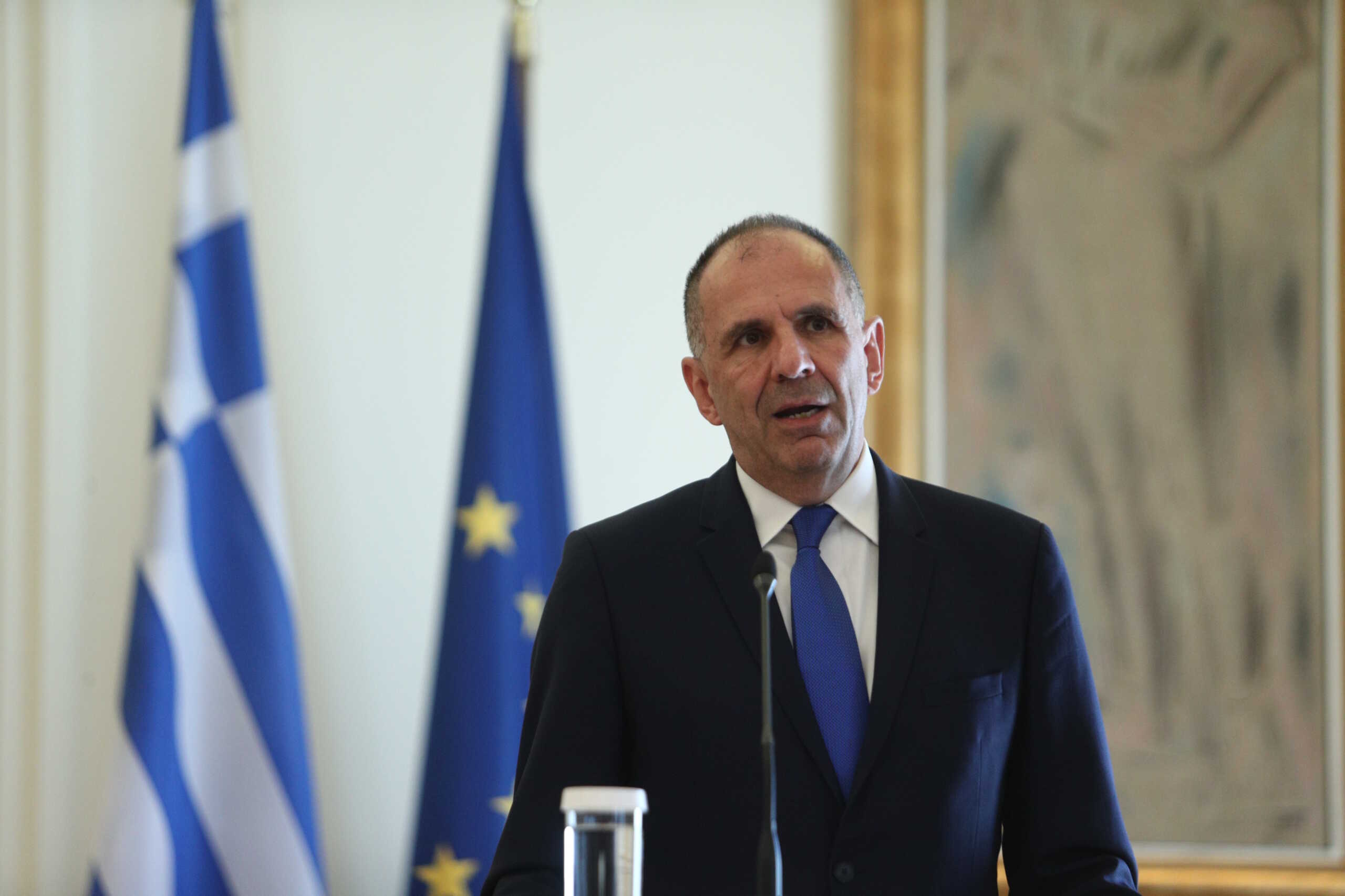 Συνάντηση του Υπουργού Εξωτερικών Γιώργου Γεραπετρίτη  με τον Υπουργό Εξωτερικών του Λουξεμβούργου, Jean Asselborn. Τετάρτη 13 Σεπτεμβρίου 2023 (ΣΩΤΗΡΗΣ ΔΗΜΗΤΡΟΠΟΥΛΟΣ