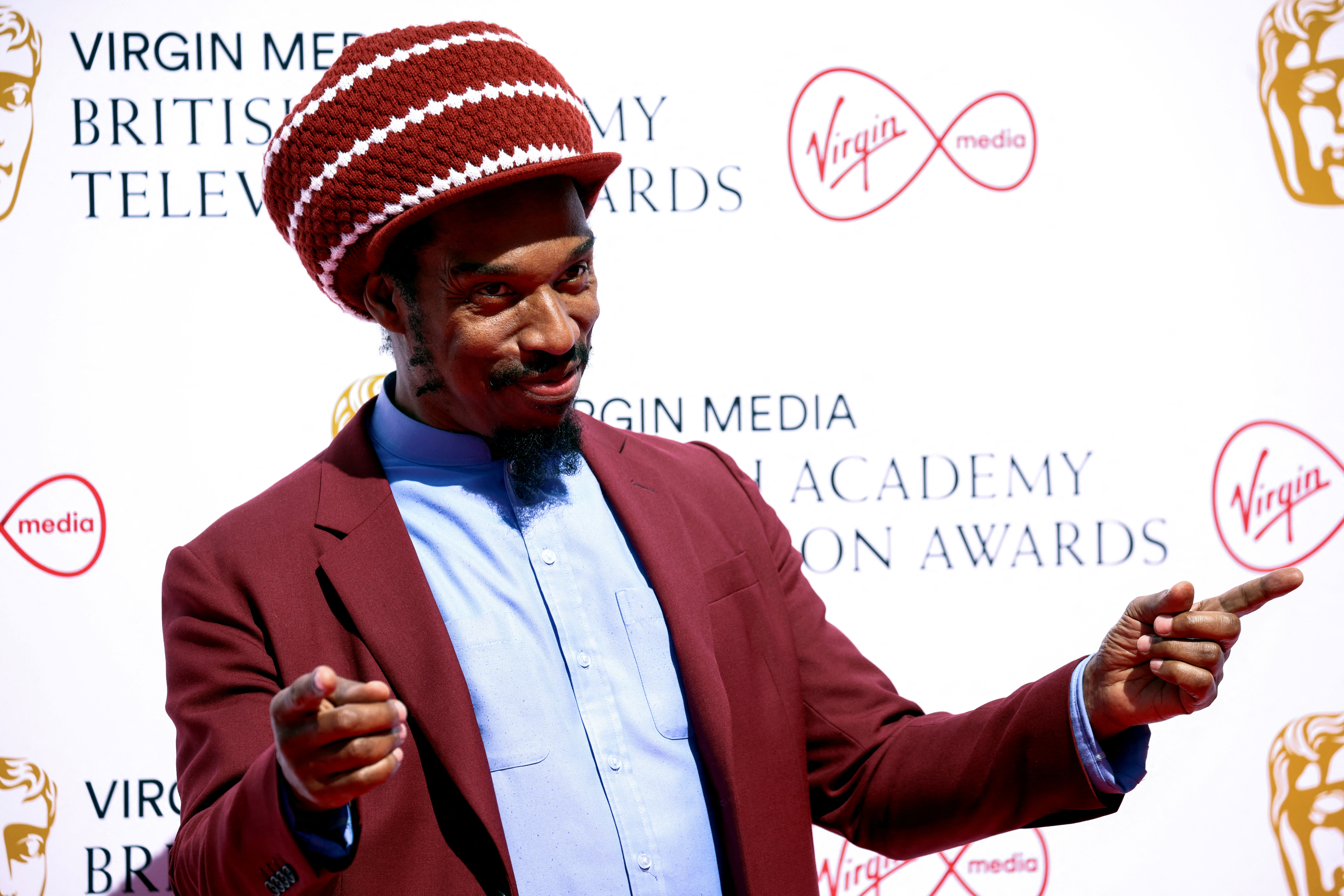FILE PHOTO: Benjamin Zephaniah arrives at the British Academy Television Awards in London, Britain, May 8, 2022. REUTERS