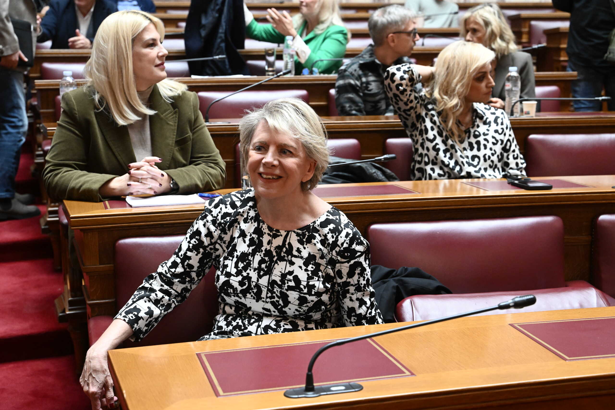 Συνεδρίαση της Κοινοβουλευτικής Ομάδας του ΣΥΡΙΖΑ - Προοδευτική Συμμαχία, στην αίθουσα της Γερουσίας στην Βουλή, Πέμπτη 30 Νοεμβρίου 2023. 
(ΤΑΤΙΑΝΑ ΜΠΟΛΑΡΗ