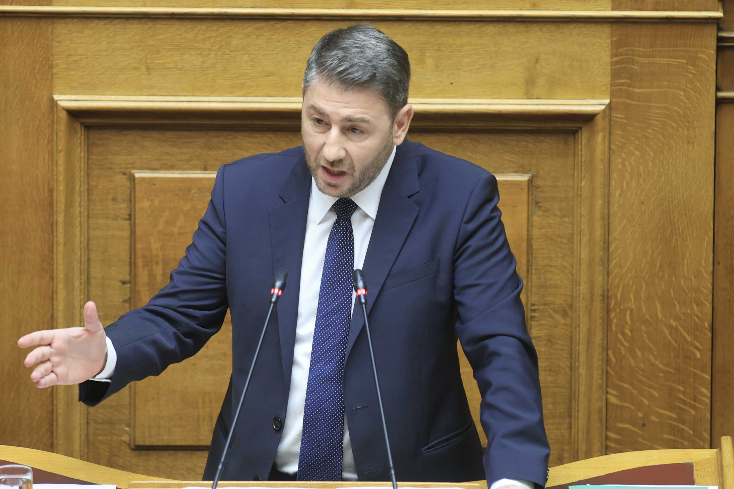 Πέμπτη ημέρα της συζήτησης στην Ολομέλεια της Βουλής του σχεδίου νόμου του Υπουργείου Εθνικής Οικονομίας και Οικονομικών "Κύρωση του Κρατικού Προϋπολογισμού οικονομικού έτους 2024", Κυριακή 17 Δεκεμβρίου 2023 
(ΓΙΩΡΓΟΣ ΚΟΝΤΑΡΙΝΗΣ