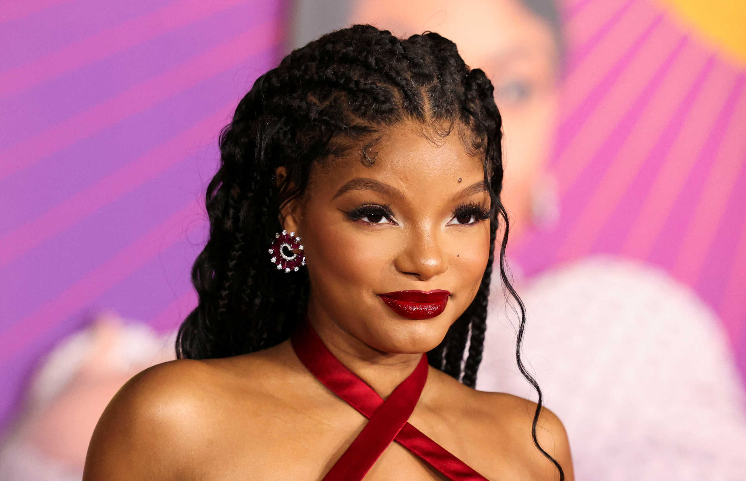 Cast member Halle Bailey attends a premiere for the film "The Color Purple" in Los Angeles, California, U.S., December 6, 2023. REUTERS