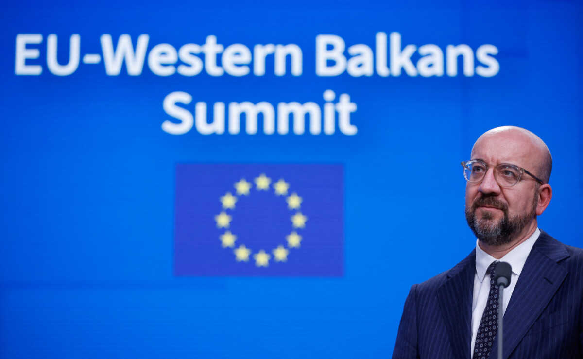 European Council President Charles Michel attends a European Union and Western Balkans leaders' summit, in Brussels, Belgium December 13, 2023. REUTERS