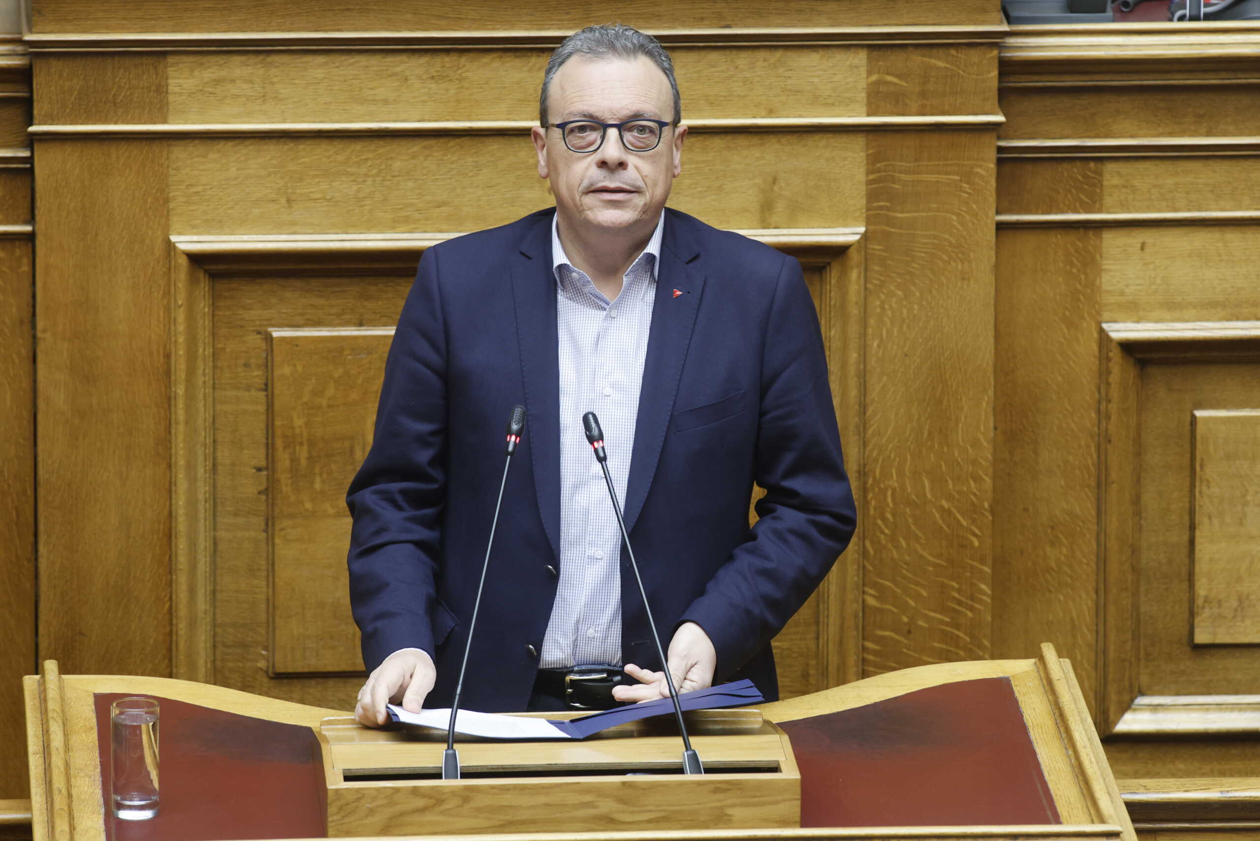 Δεύτερη ημέρα της συζήτησης στην Ολομέλεια της Βουλής του σχεδίου νόμου του Υπουργείου Εθνικής Οικονομίας και Οικονομικών "Κύρωση του Κρατικού Προϋπολογισμού οικονομικού έτους 2024", Πέμπτη 14 Δεκεμβρίου 2023. 
(ΓΙΩΡΓΟΣ ΚΟΝΤΑΡΙΝΗΣ