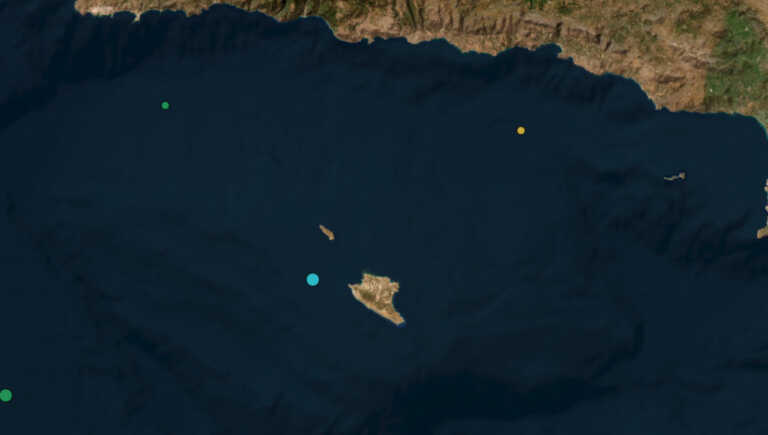Σεισμός 3,9 Ρίχτερ στην Γαύδο – Στη θάλασσα το επίκεντρο