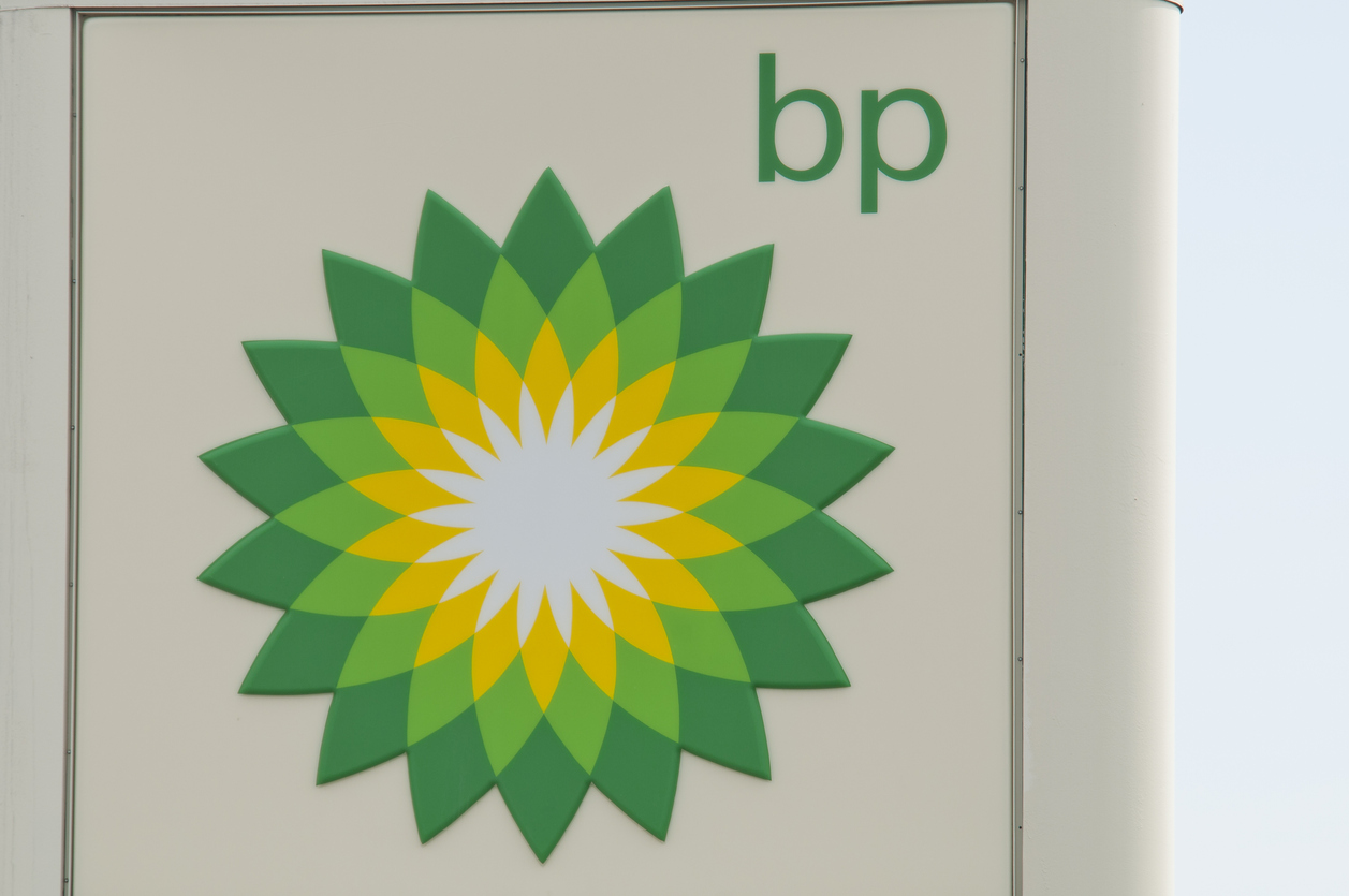 knoxville, tn usa - April 23, 2011:BP gas station sign in knoxville tn