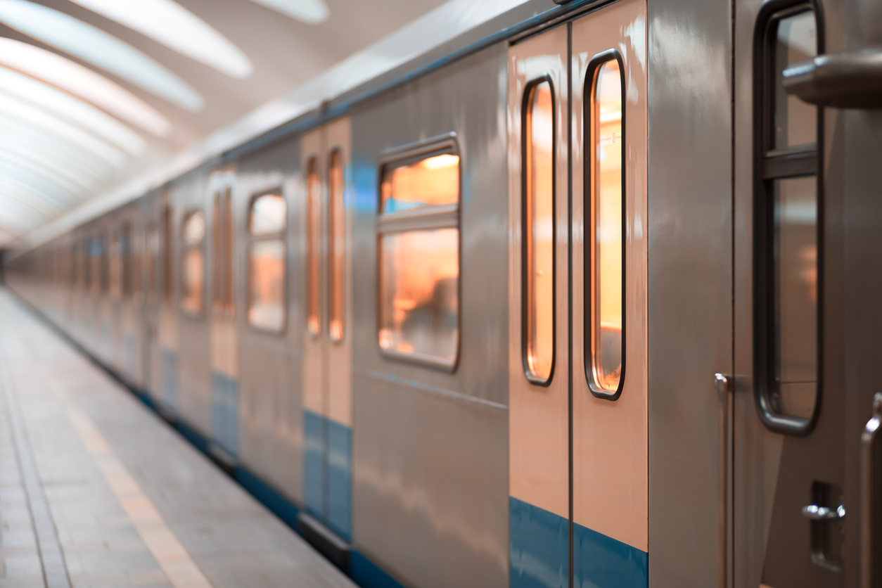Moscow metro train background hd