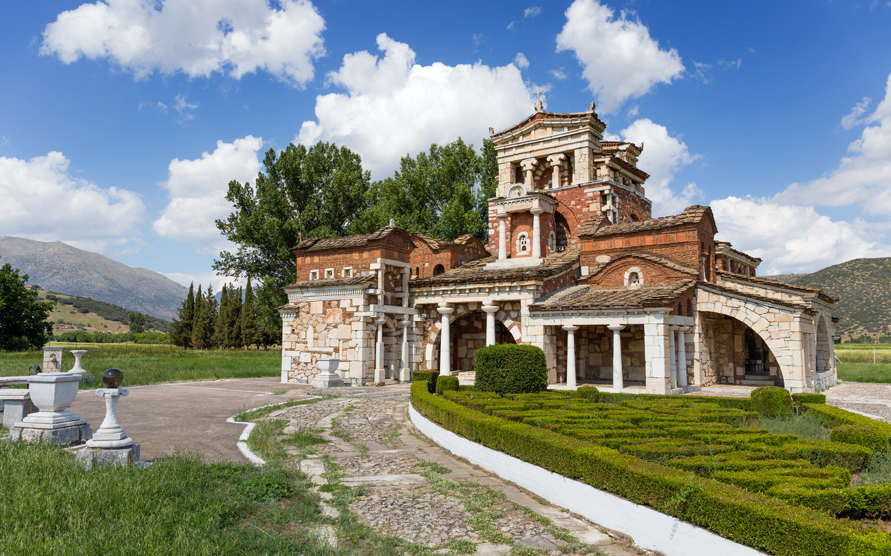 The temple of Agia Foteini is located directly across the archaeological site of Mantineia and only 12 km. from Tripoli. Its unusual architecture attracts many visitors considering the combination of Byzantine elements with ancient architectural rhythms.