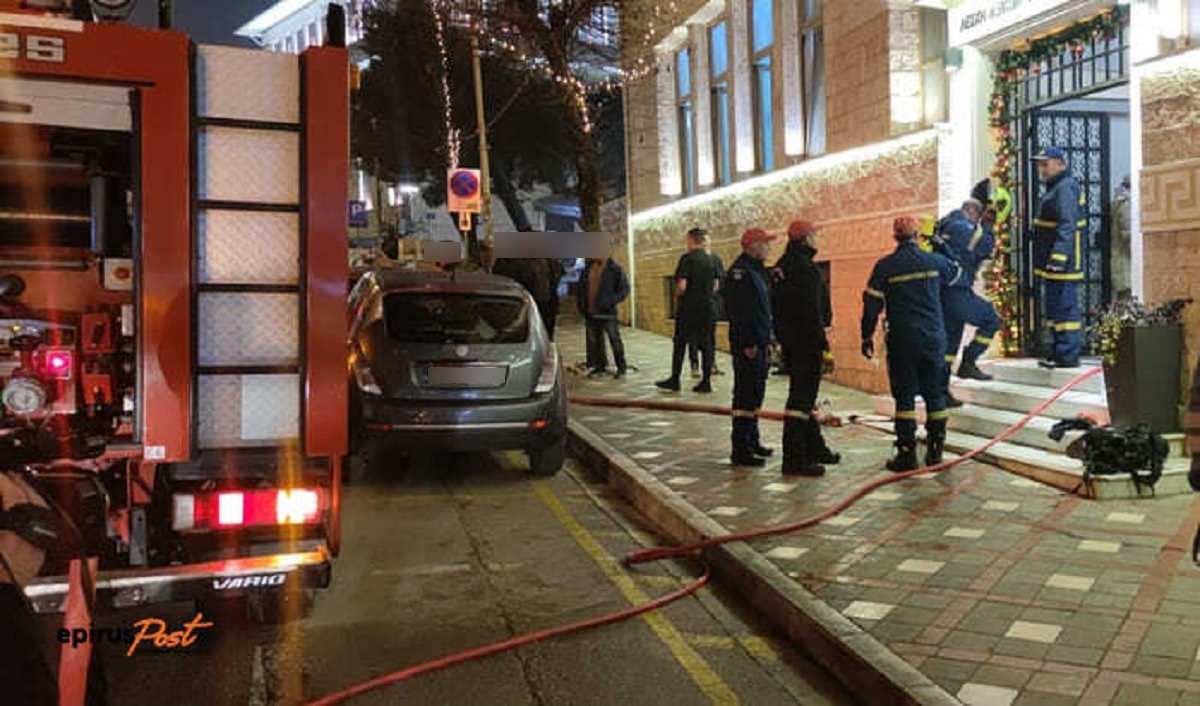 Ιωάννινα: Φωτιά στη Λέσχη Αξιωματικών κινητοποίησε την Πυροσβεστική
