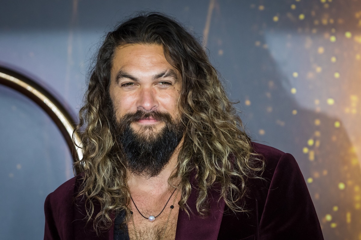epa09531066 US actor Jason Momoa attends the UK special screening of the film 'Dune' at the Odeon Leicester Square in London, Britain, 18 October 2021. The movie opens across theaters on 22 October.  EPA