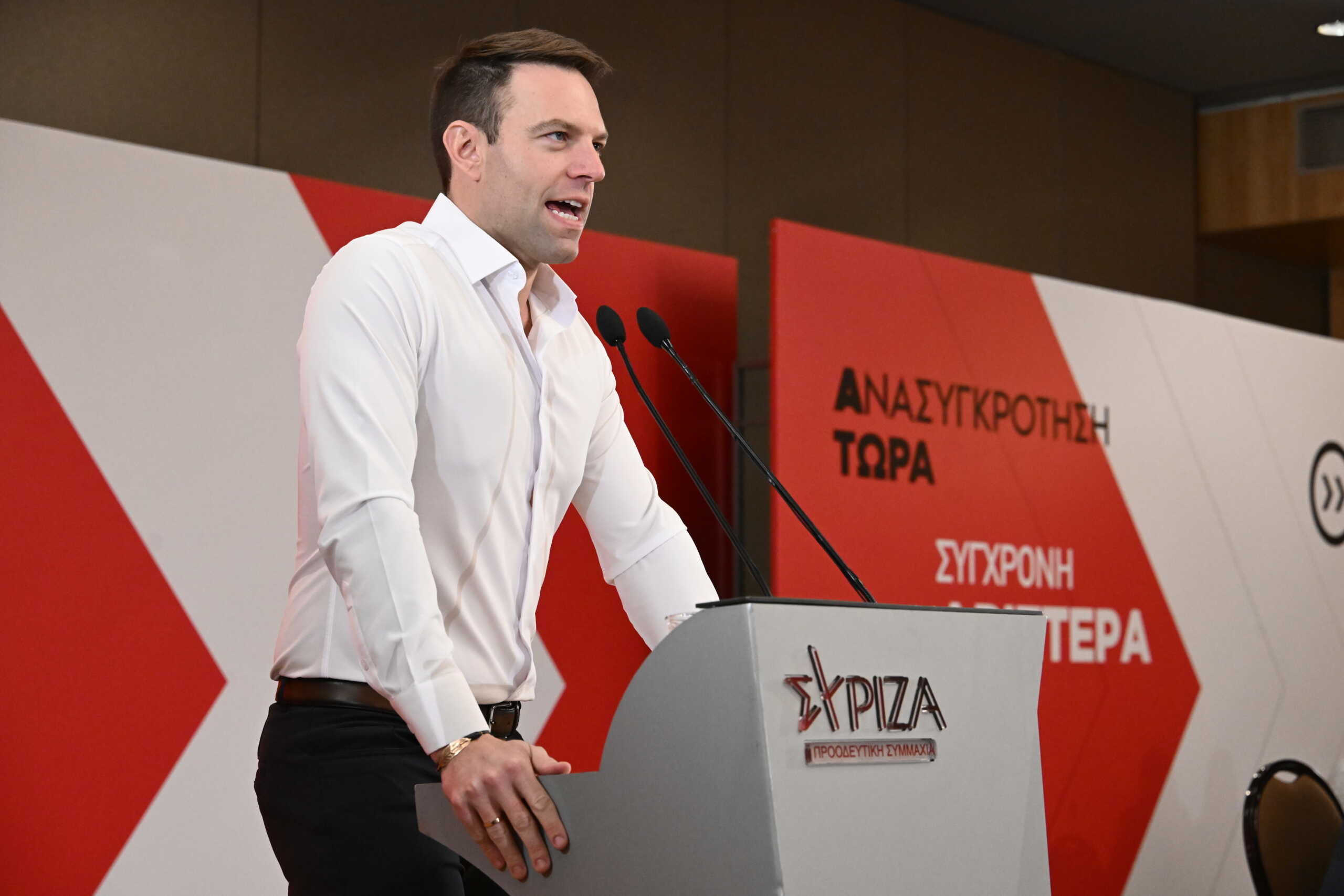 Συνεδρίαση της Κεντρικής Επιτροπής του ΣΥΡΙΖΑ-Προοδευτική Συμμαχία, στο ξενοδοχείο PRESIDENT. Οι εργασίες ανοίγουν το Σάββατο με ομιλία του προέδρου του ΣΥΡΙΖΑ-Προοδευτική Συμμαχία, Στέφανου Κασσελάκη. Σάββατο 9 Δεκεμβρίου 2023  (ΤΑΤΙΑΝΑ ΜΠΟΛΑΡΗ