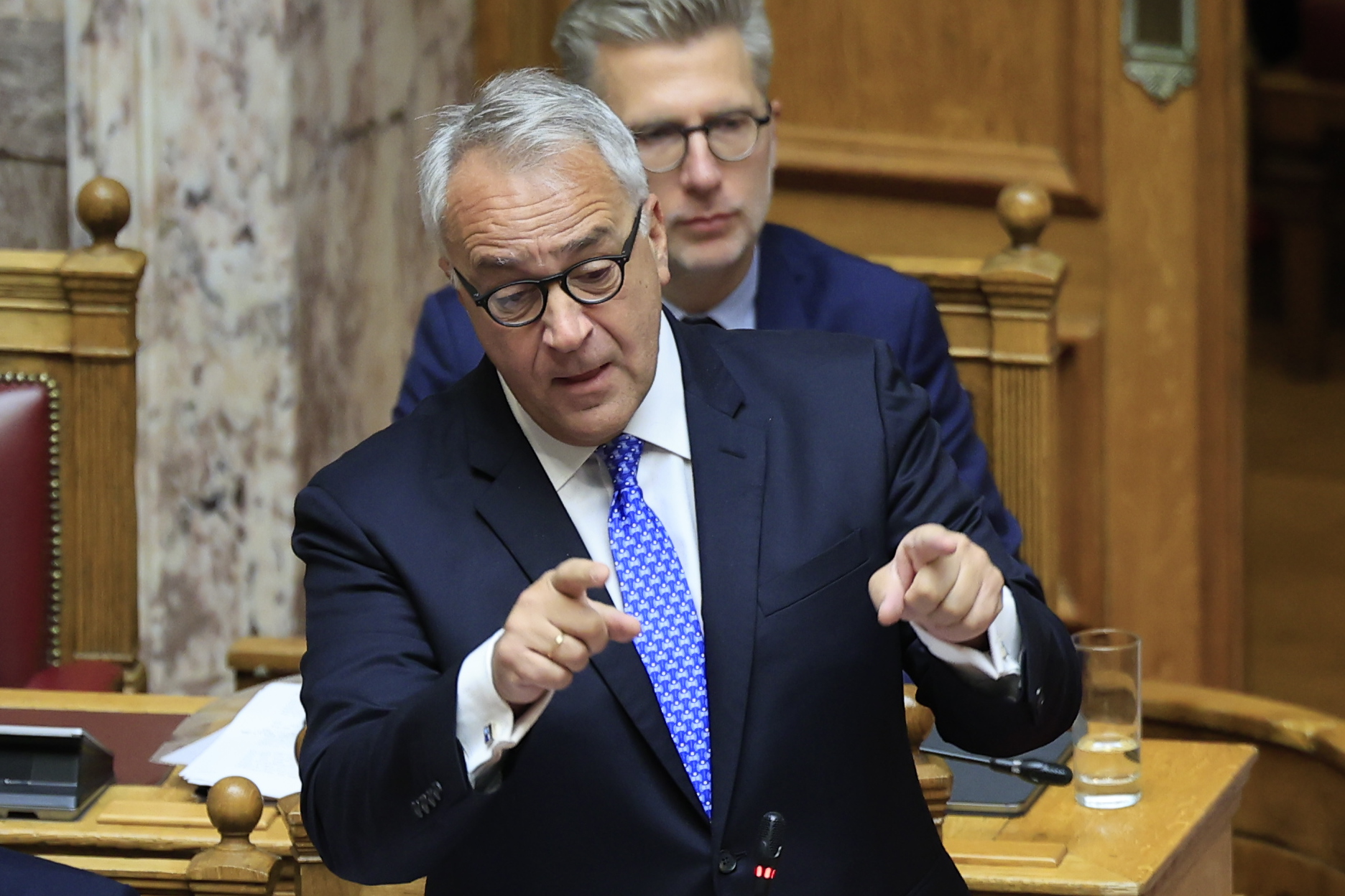 Τέταρτη  ημέρα της συζήτησης στην Ολομέλεια της Βουλής του σχεδίου νόμου του Υπουργείου Εθνικής Οικονομίας και Οικονομικών "Κύρωση του Κρατικού Προϋπολογισμού οικονομικού έτους 2024. Σάββατο 16 Δεκεμβρίου 2023 (ΓΙΩΡΓΟΣ ΚΟΝΤΑΡΙΝΗΣ