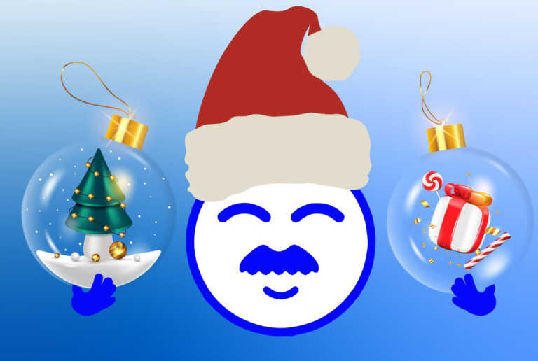 «Τα σπάει» και φέτος η Χριστουγεννιάτικη κάρτα με το... γνωστό μουστάκι του Βαγγέλη Μεϊμαράκη