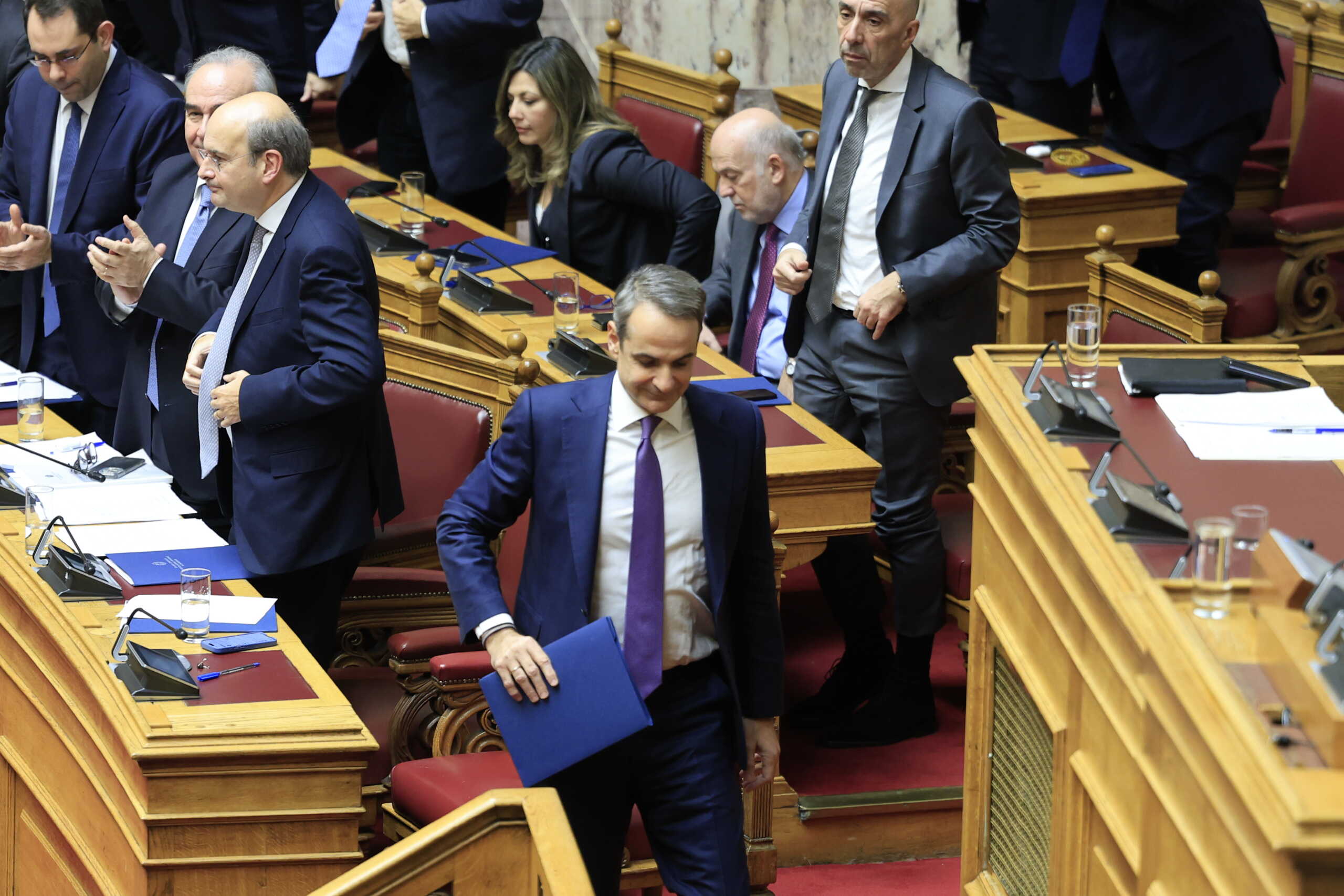 Πέμπτη ημέρα της συζήτησης στην Ολομέλεια της Βουλής του σχεδίου νόμου του Υπουργείου Εθνικής Οικονομίας και Οικονομικών "Κύρωση του Κρατικού Προϋπολογισμού οικονομικού έτους 2024", Κυριακή 17 Δεκεμβρίου 2023 
(ΓΙΩΡΓΟΣ ΚΟΝΤΑΡΙΝΗΣ