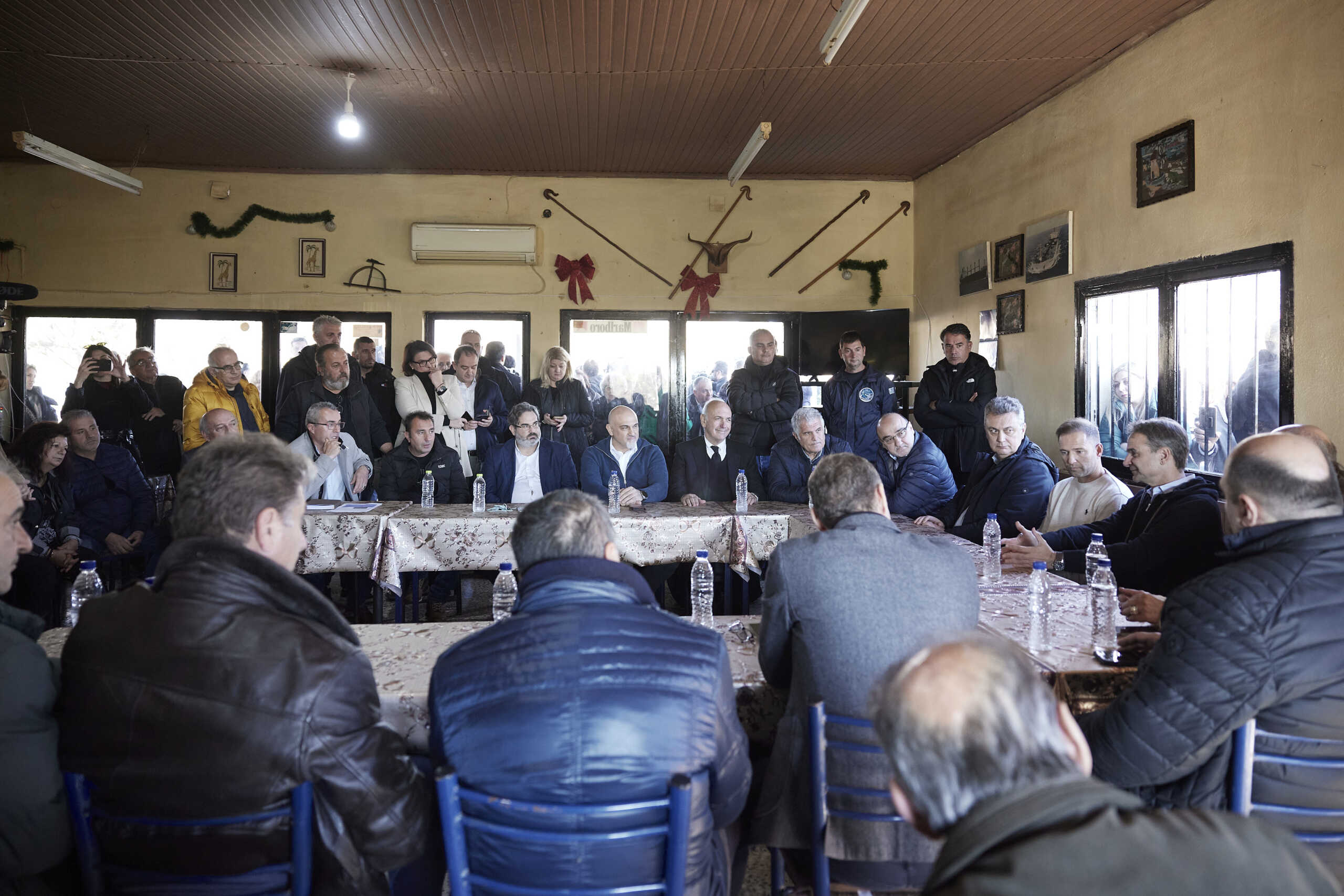 Την μετεγκατάσταση του χωριού Μεταμόρφωση που επλήγη από τον Daniel ανακοίνωσε ο Κυριάκος Μητσοτάκης