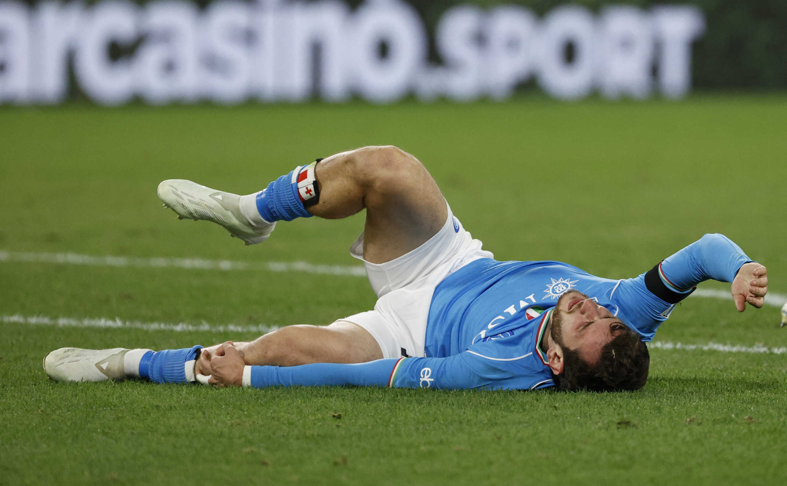 Soccer Football - Serie A - Napoli v Cagliari - Stadio Diego Armando Maradona, Naples, Italy - December 16, 2023 Napoli's Khvicha Kvaratskhelia reacts REUTERS