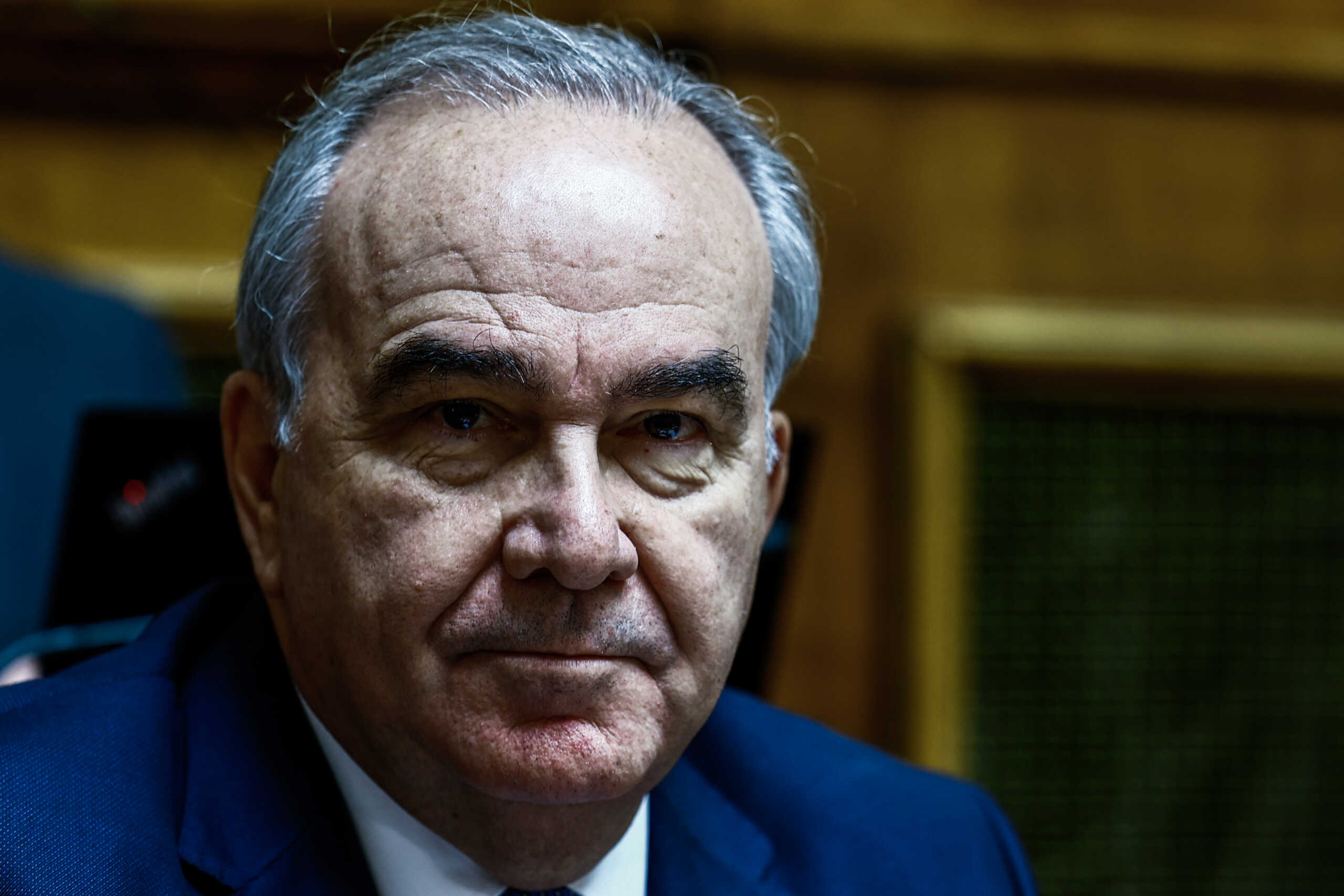 Ενημέρωση των μελών των Επιτροπών από τον Αναπληρωτή Υπουργό Εθνικής Οικονομίας και Οικονομικών, Νικόλαο Παπαθανάση, τον Υφυπουργό στον Πρωθυπουργό, Αθανάσιο Κοντογεώργη και τον Διοικητή της Ειδικής Υπηρεσίας Συντονισμού Ταμείου Ανάκαμψης, Ορέστη Καβαλάκη, σχετικά με την πορεία υλοποίησης του Εθνικού Σχεδίου Ανάκαμψης και Ανθεκτικότητας, Τρίτη 17 Οκτωβρίου 2023. 
(ΓΙΩΡΓΟΣ ΚΟΝΤΑΡΙΝΗΣ