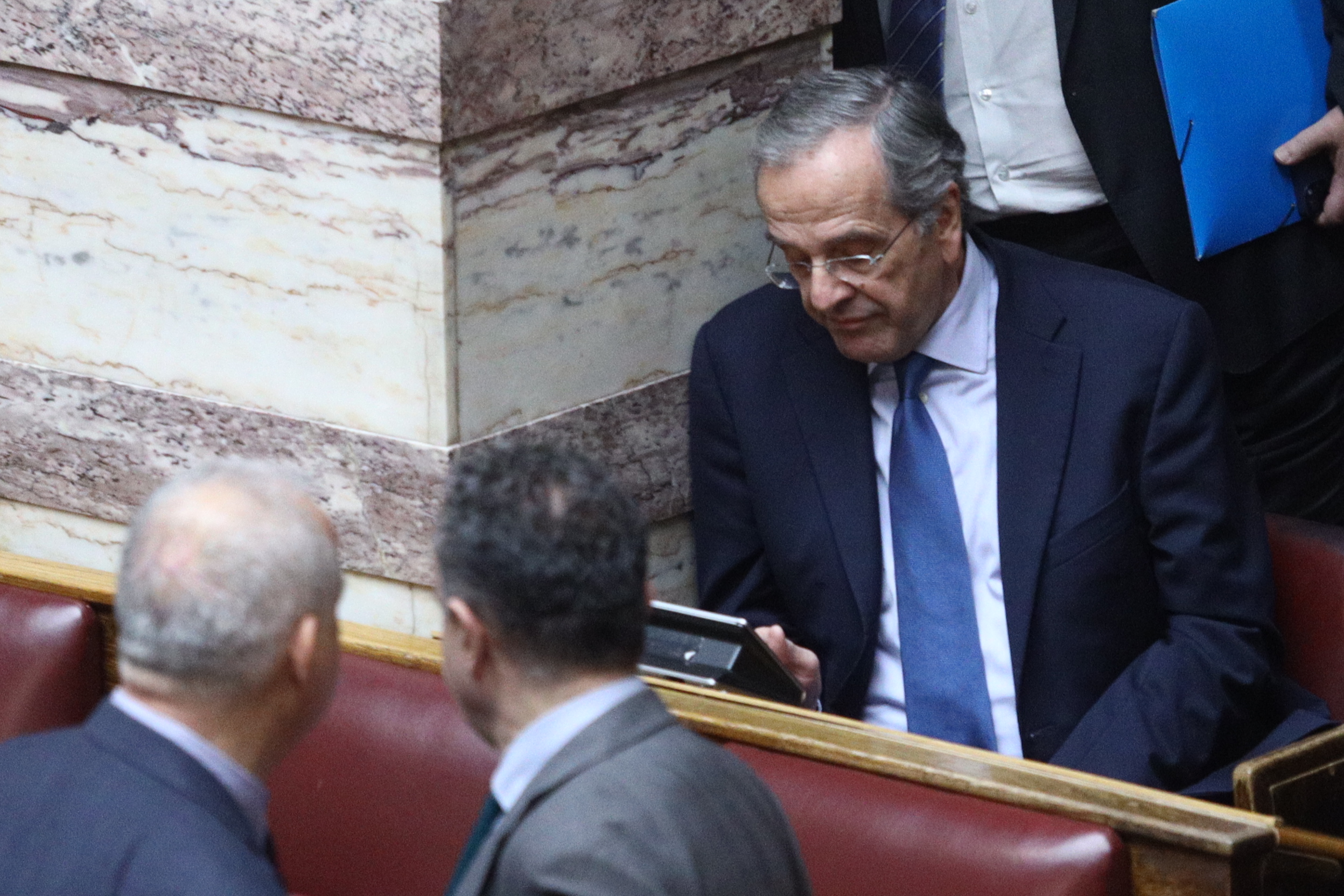 Συζήτηση και ψήφιση στην Ολομέλεια της Βουλής, των άρθρων και του συνόλου του σχεδίου νόμου "Αναμόρφωση επαγγελματικής ασφάλισης, εξορθολογισμός ασφαλιστικής νομοθεσίας, συνταξιοδοτικές ρυθμίσεις, σύστημα διορισμού και προσλήψεων των εκπαιδευτικών της δημόσιας υπηρεσίας απασχόλησης και λοιπές διατάξεις", Τρίτη 19 Δεκεμβρίου 2023. 
(ΓΙΑΝΝΗΣ ΠΑΝΑΓΟΠΟΥΛΟΣ
